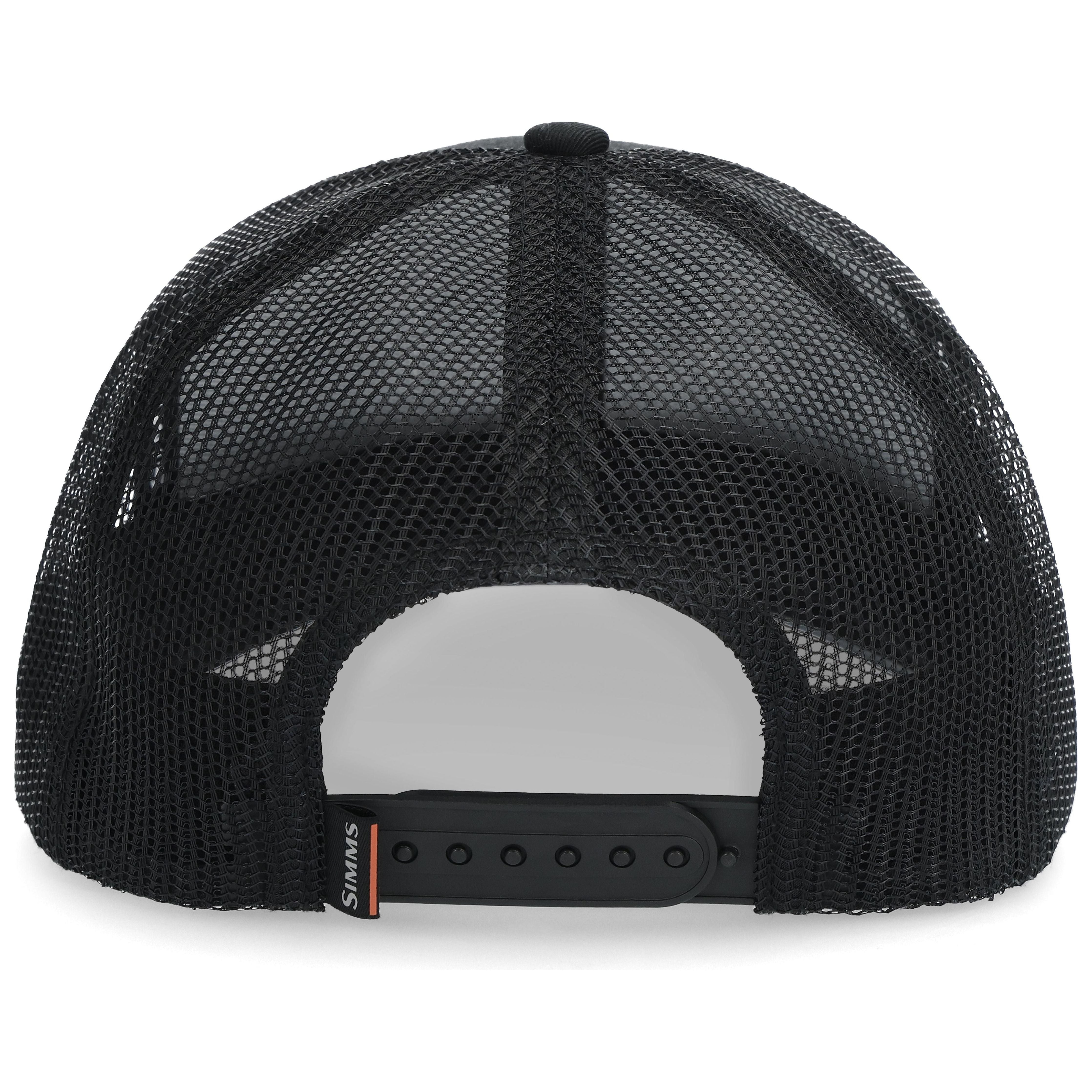 Simms Double Haul Icon Trucker Bass Black Image 03
