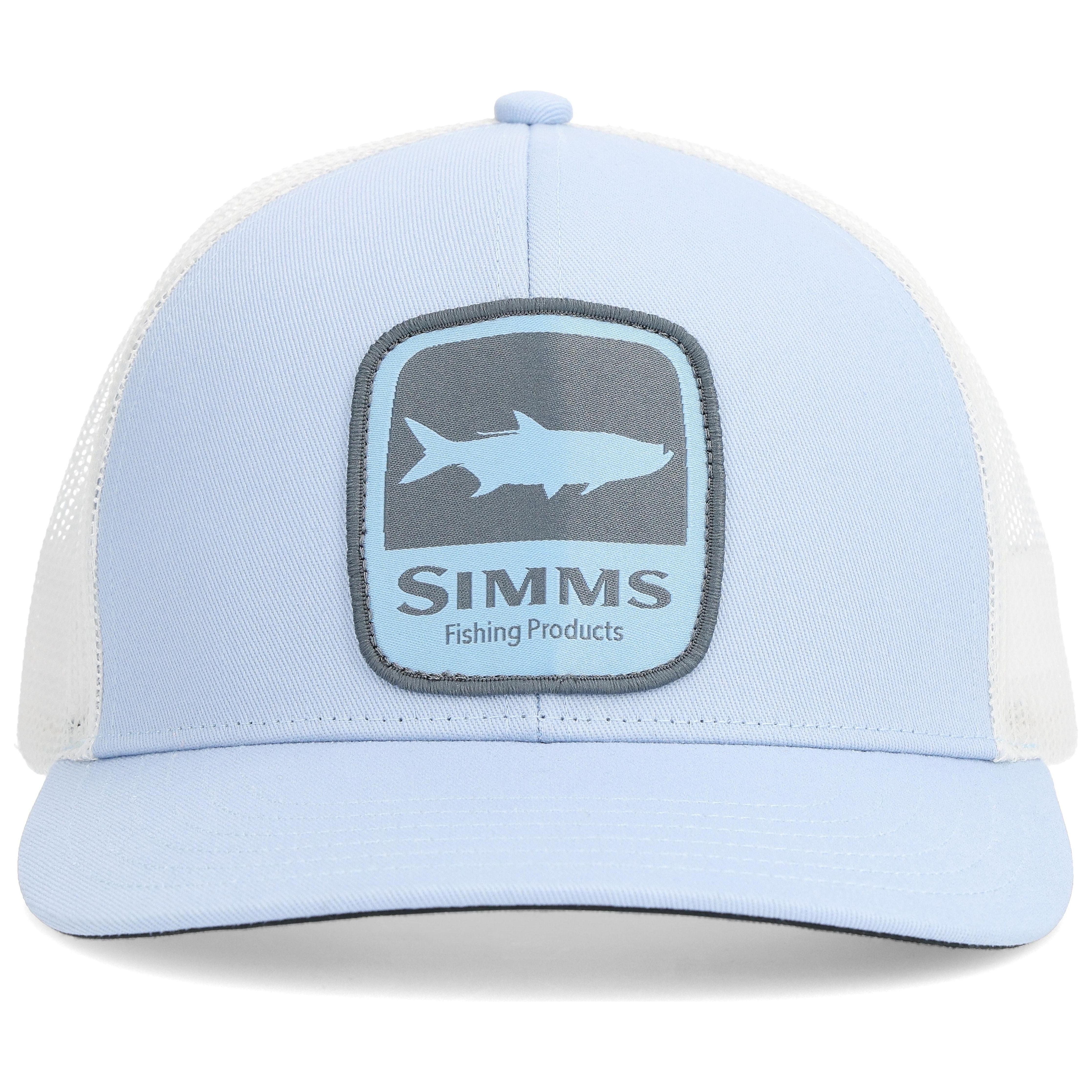 Simms Double Haul Icon Trucker Tarpon Steel Blue Image 01