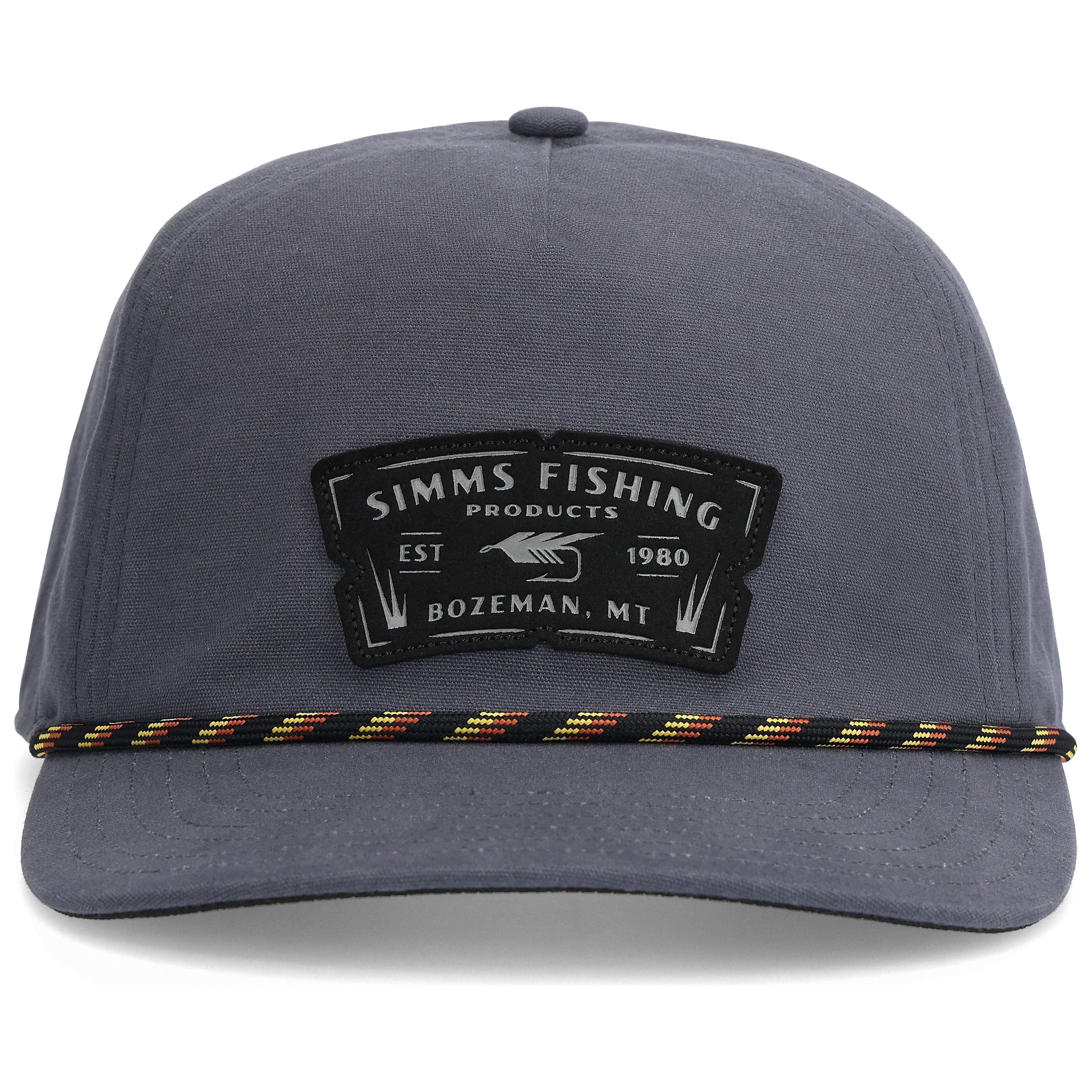 Simms Double Haul Rope Cap Dark Gunmetal Image 01