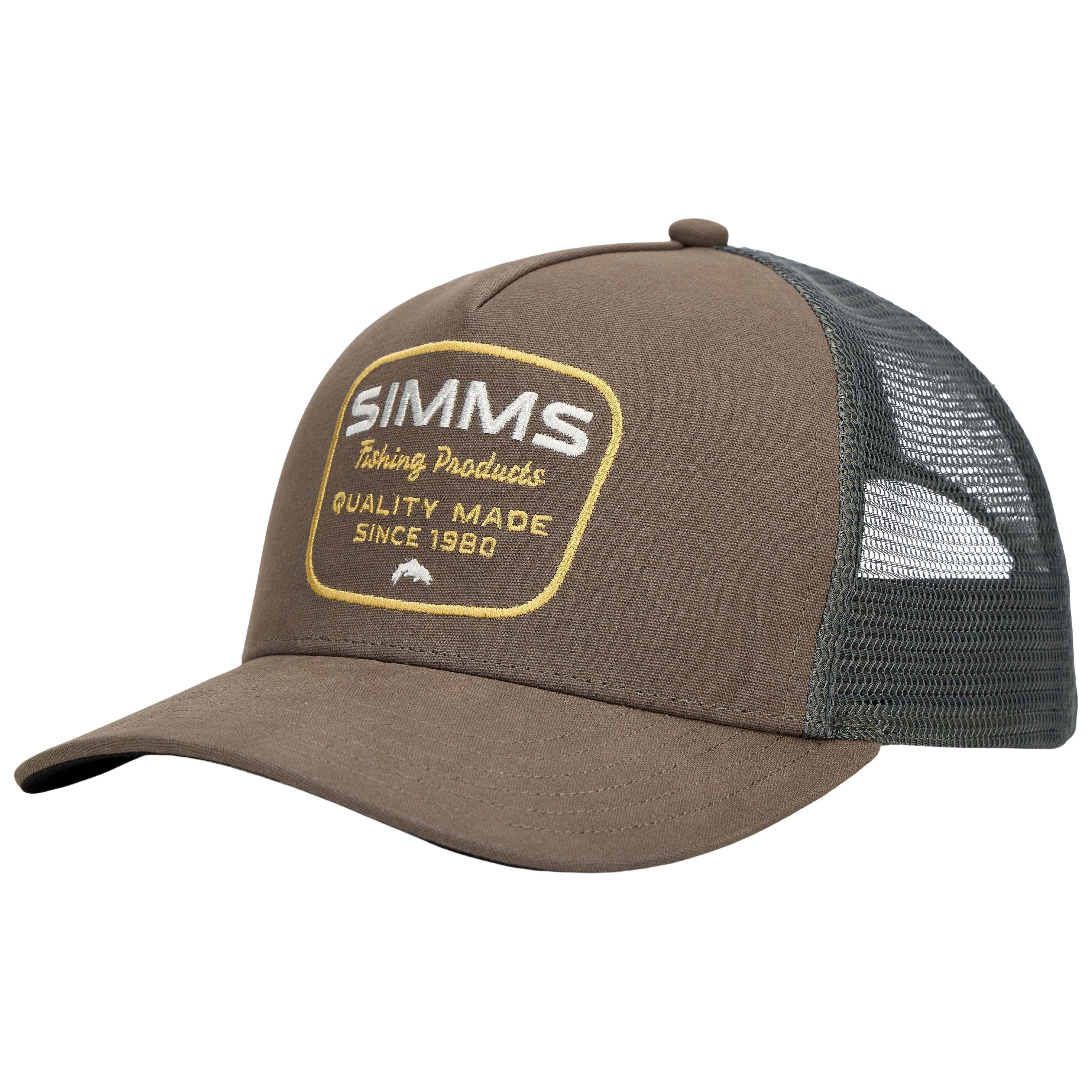 Simms Double Haul Trucker Loden Stamp Lockup Image 01