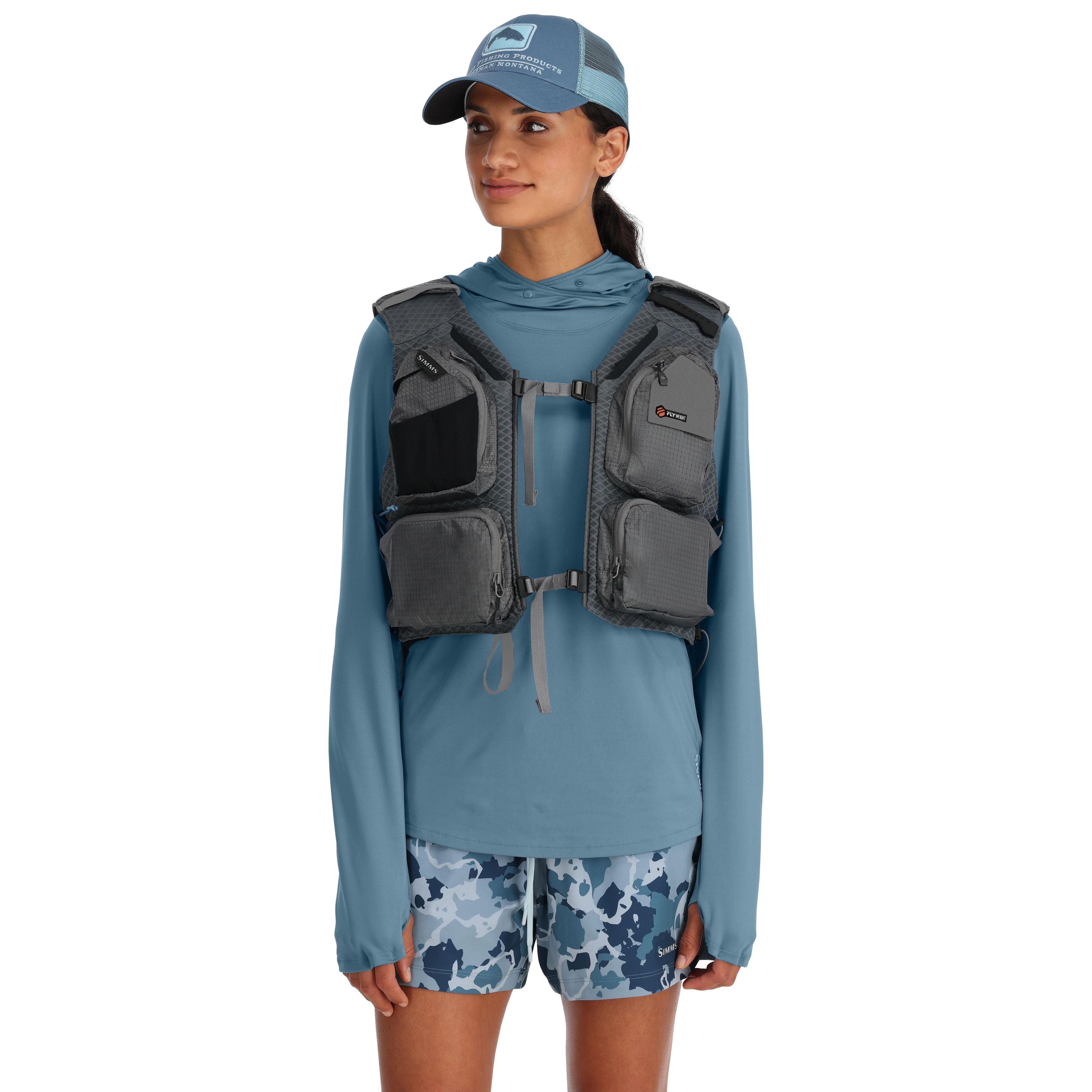 Simms Flyweight Vest Smoke Image 06