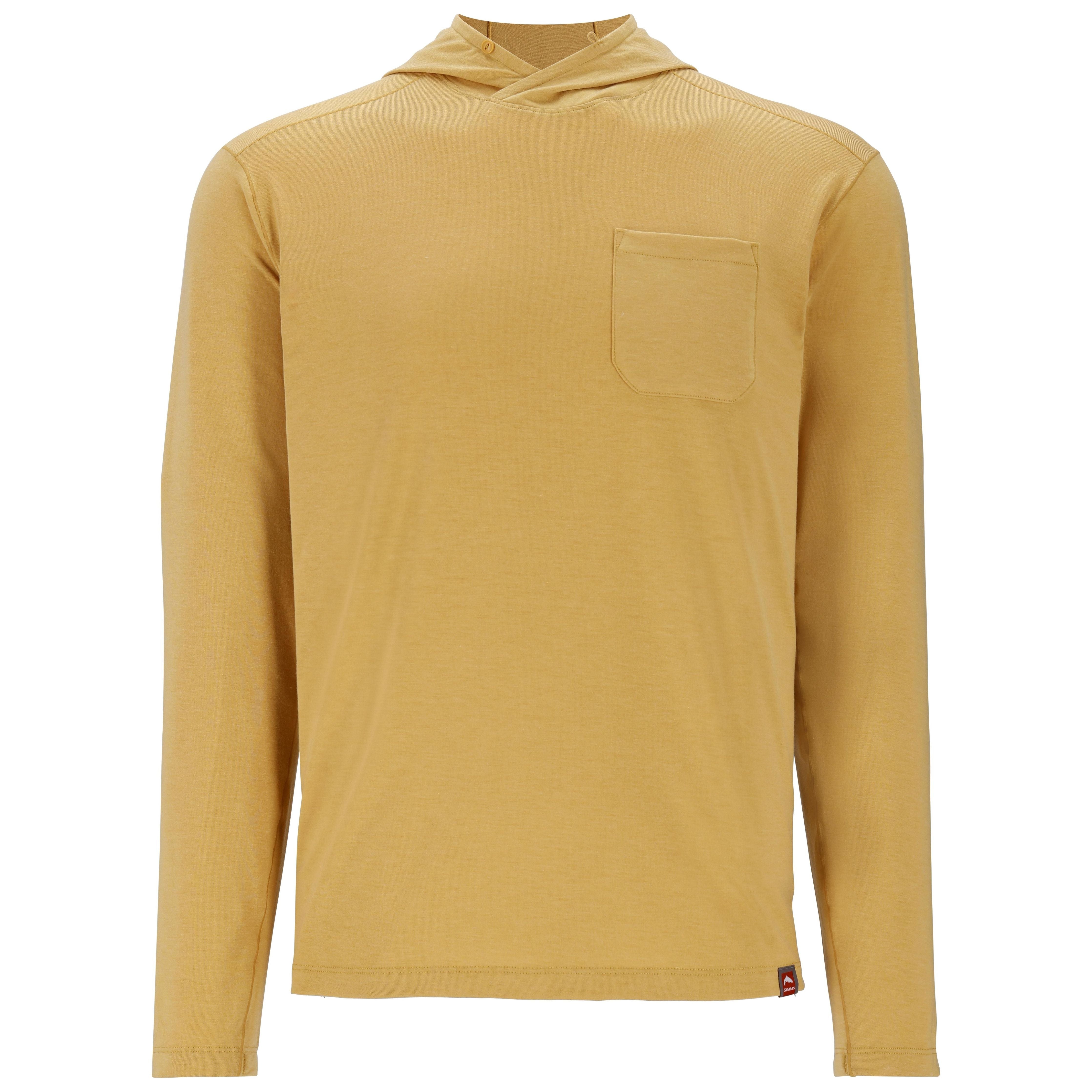 Simms Men's Glades Hoody Baltic Amber Heather Image 01