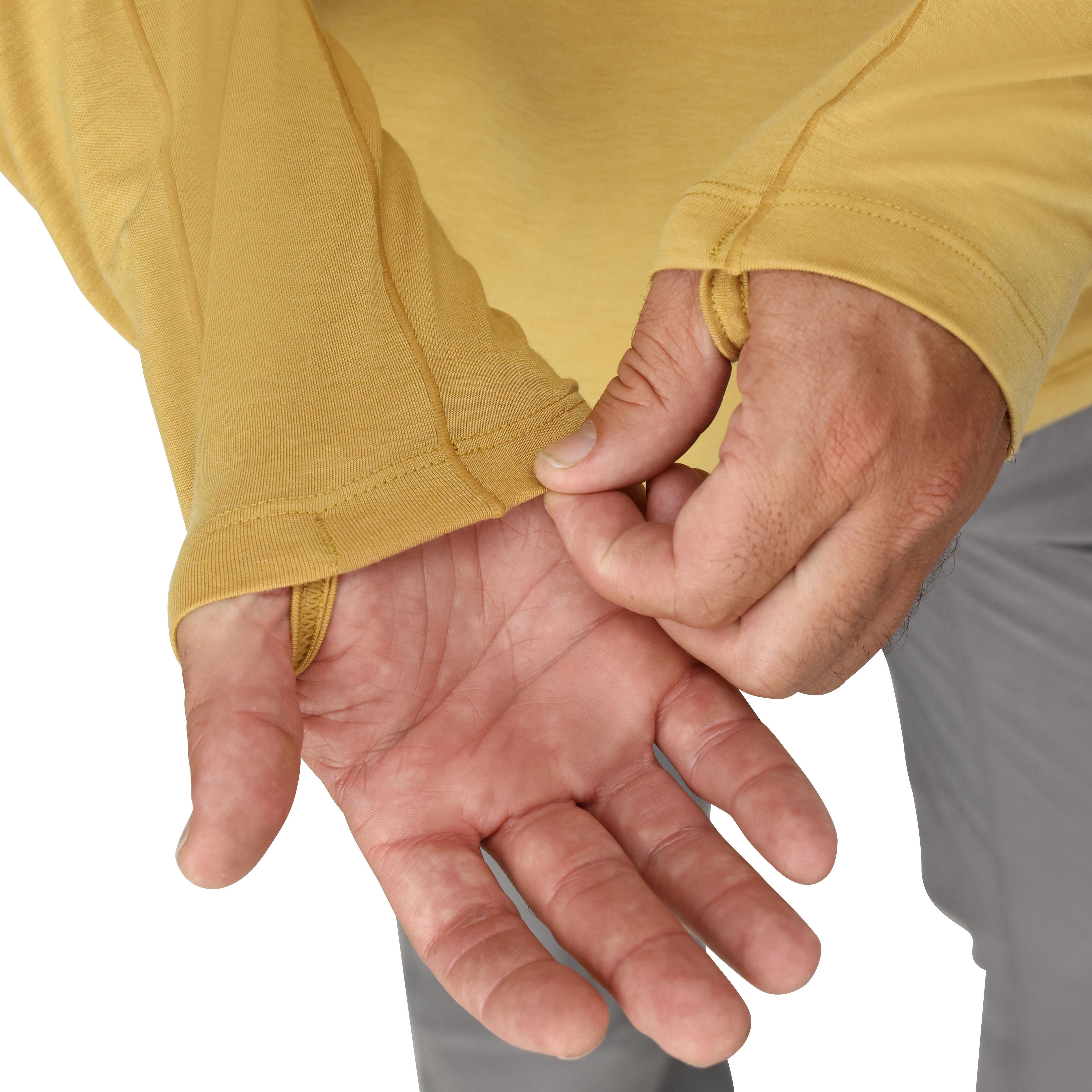 Simms Men's Glades Hoody Baltic Amber Heather Image 05