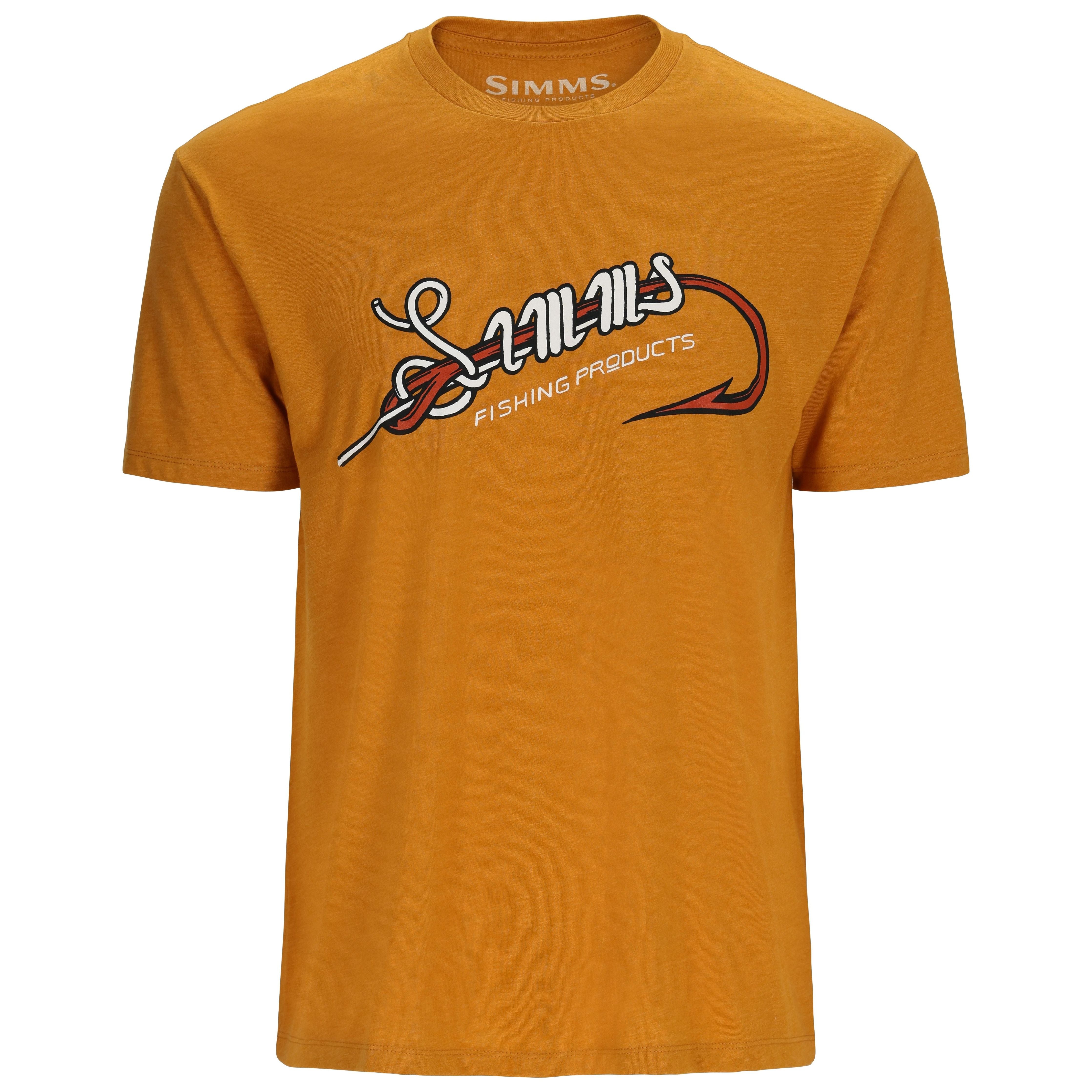 Simms Hook & Loop T-Shirt Buckhorn Heather Image 01