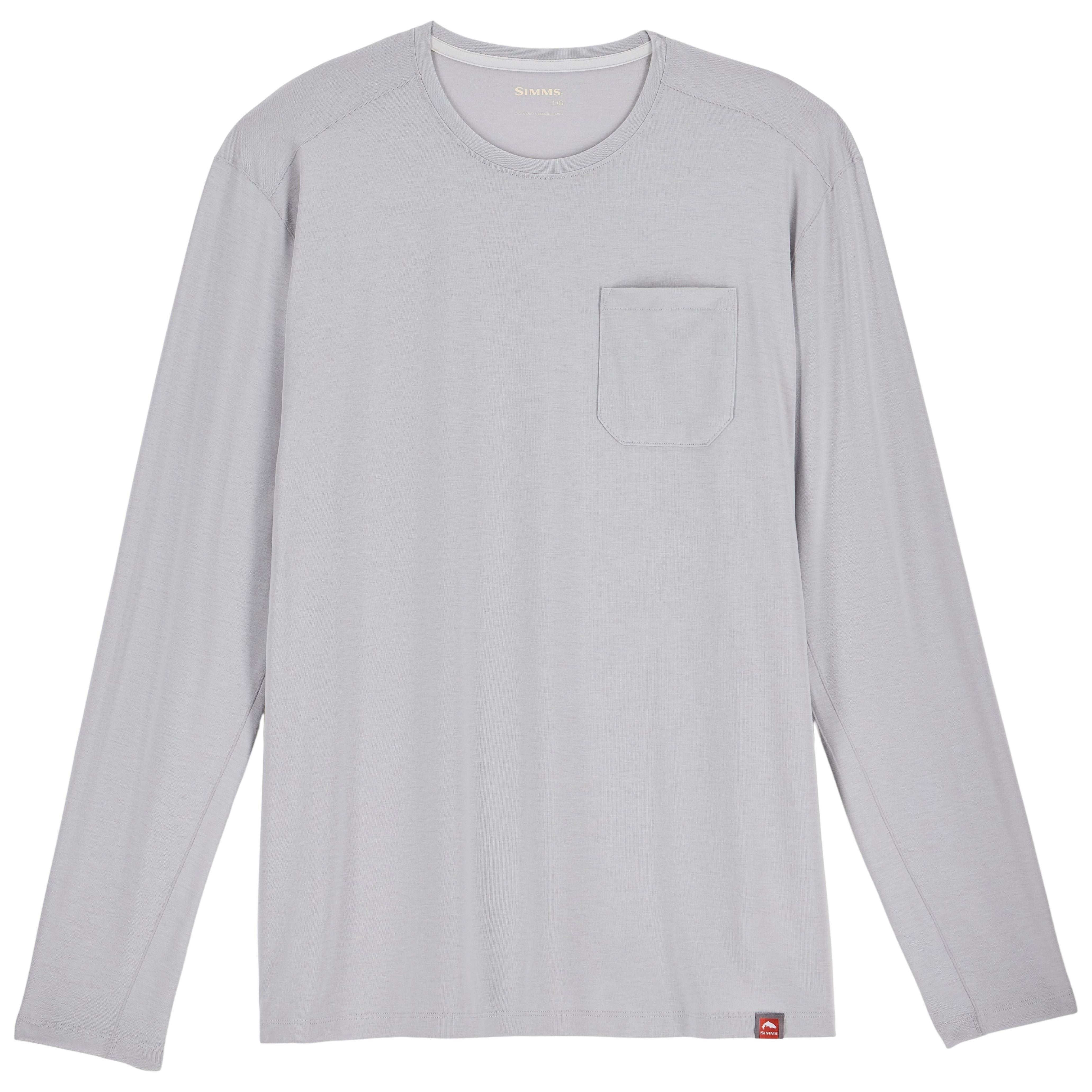 Simms Men's Glades Crew Sterling Heather Image 01