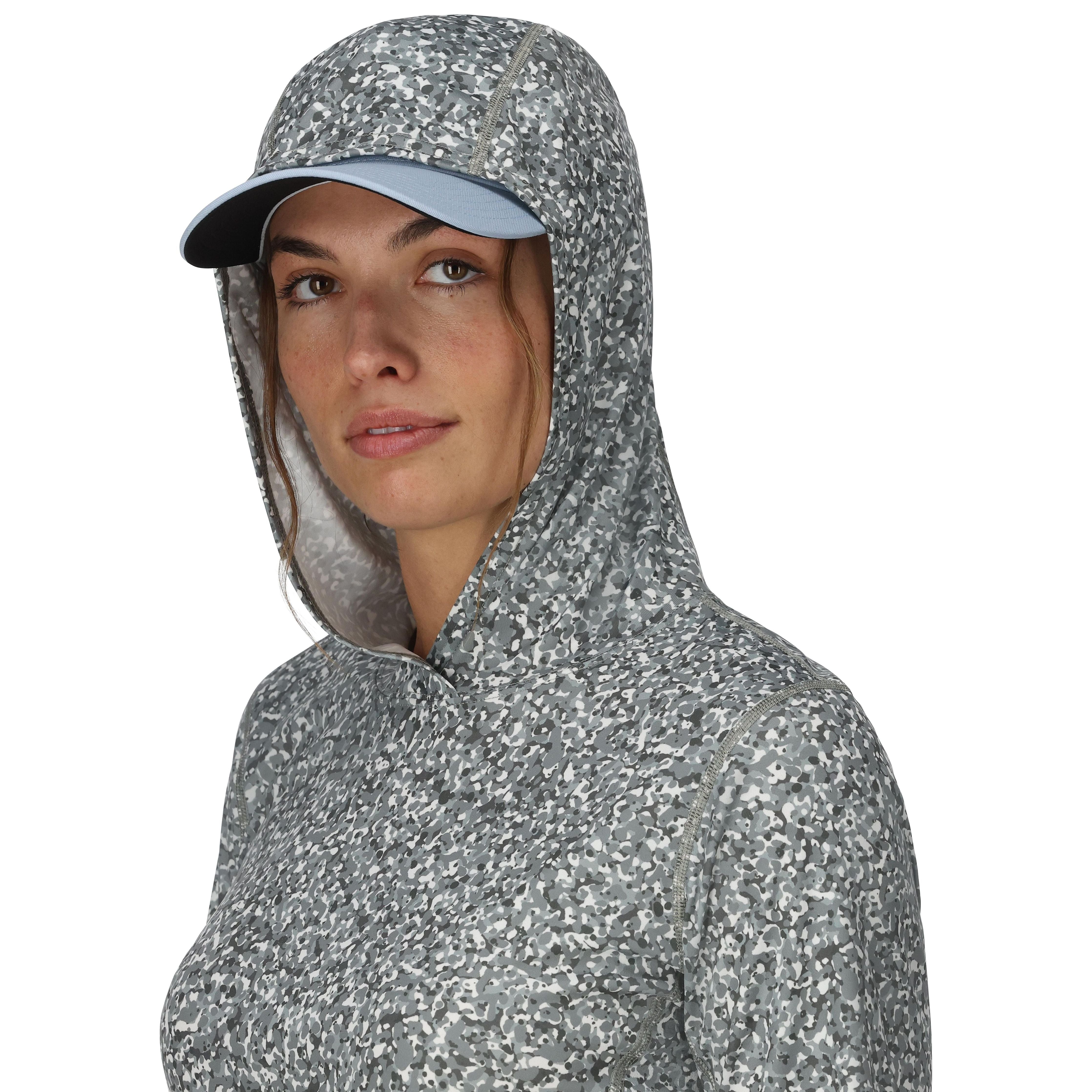 Simms Women's Challenger Solar Hoody Pebble Steel Image 04