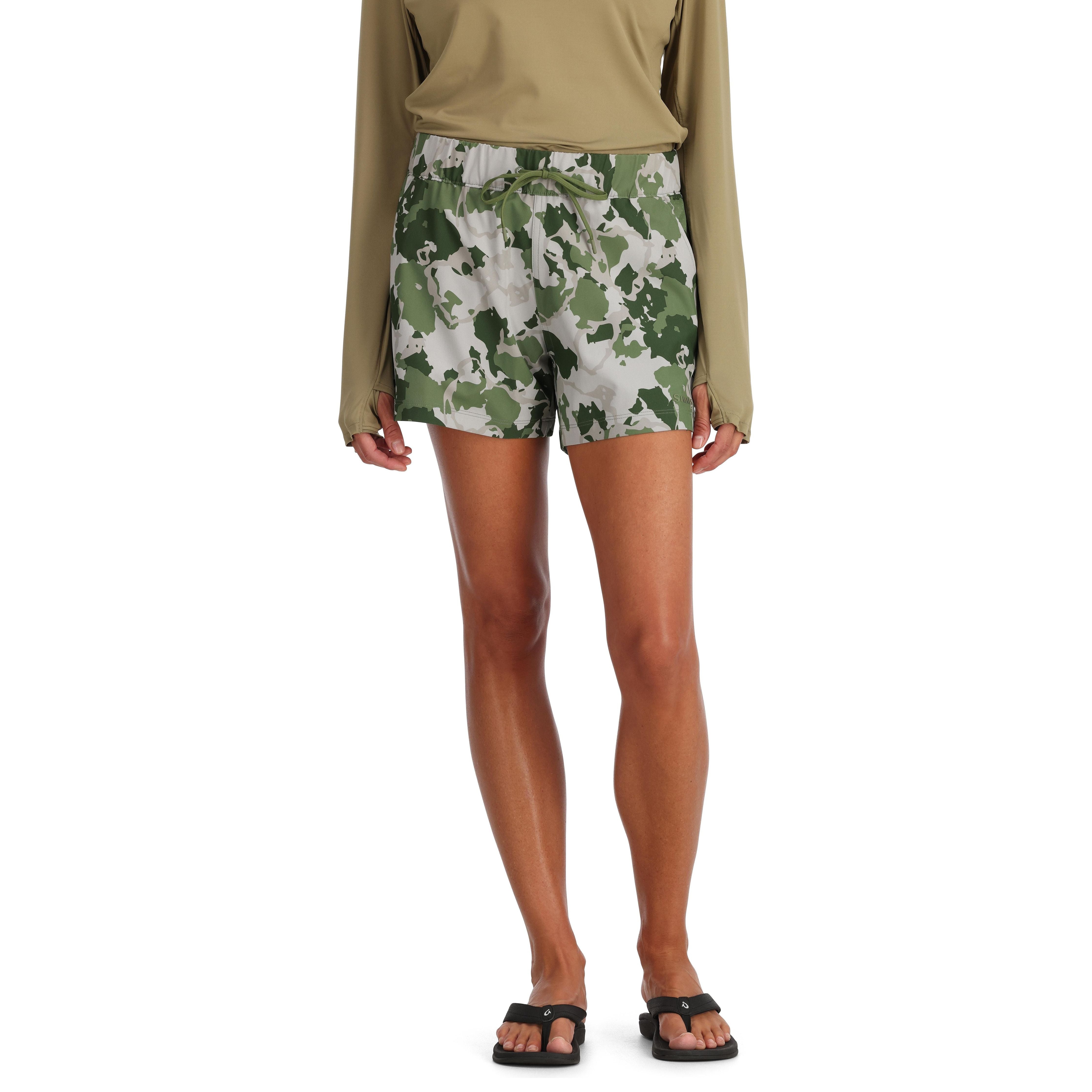 Simms Women's Seamount Short Regiment Camo Clover Image 02