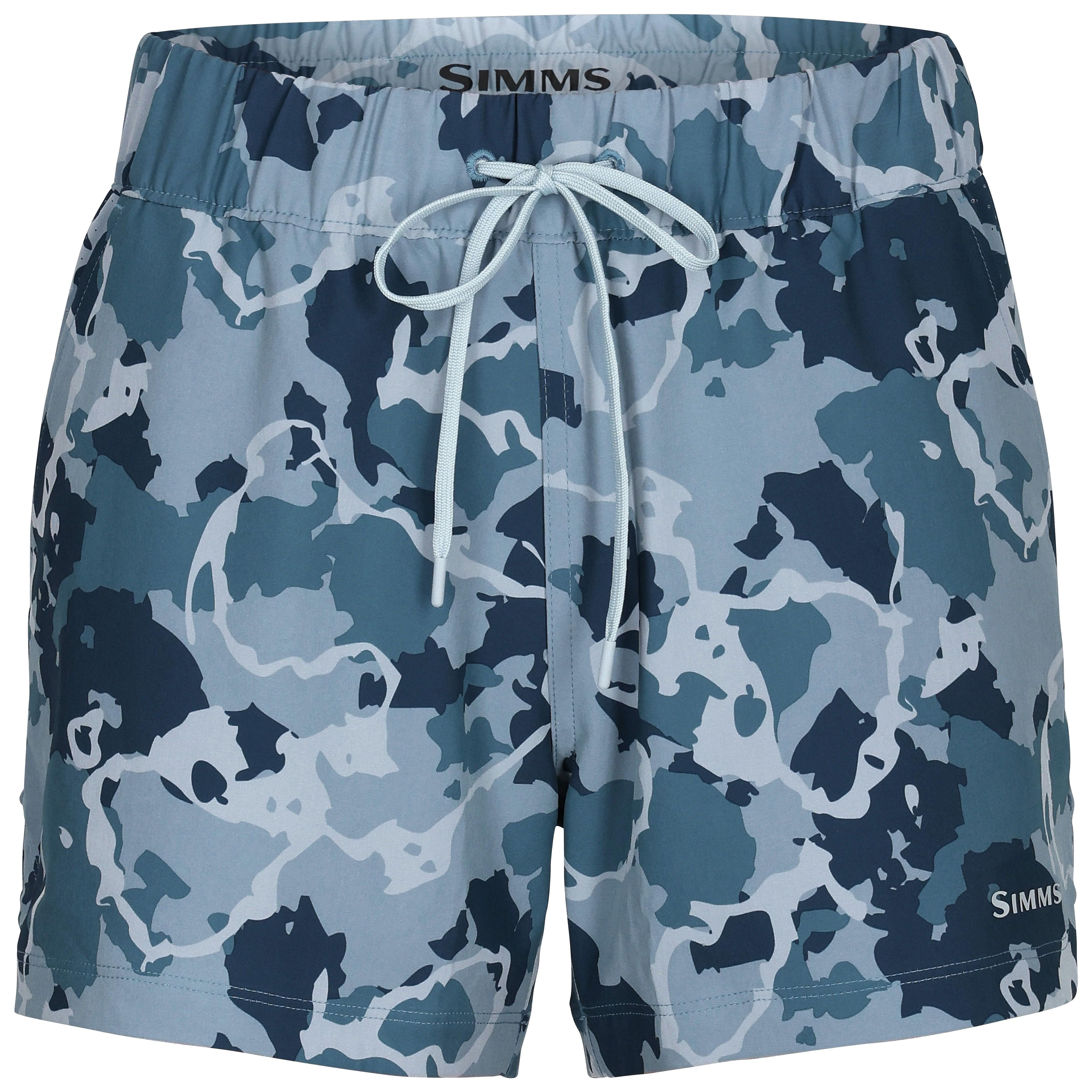 Simms Women's Seamount Short Regiment Camo Neptune Image 01