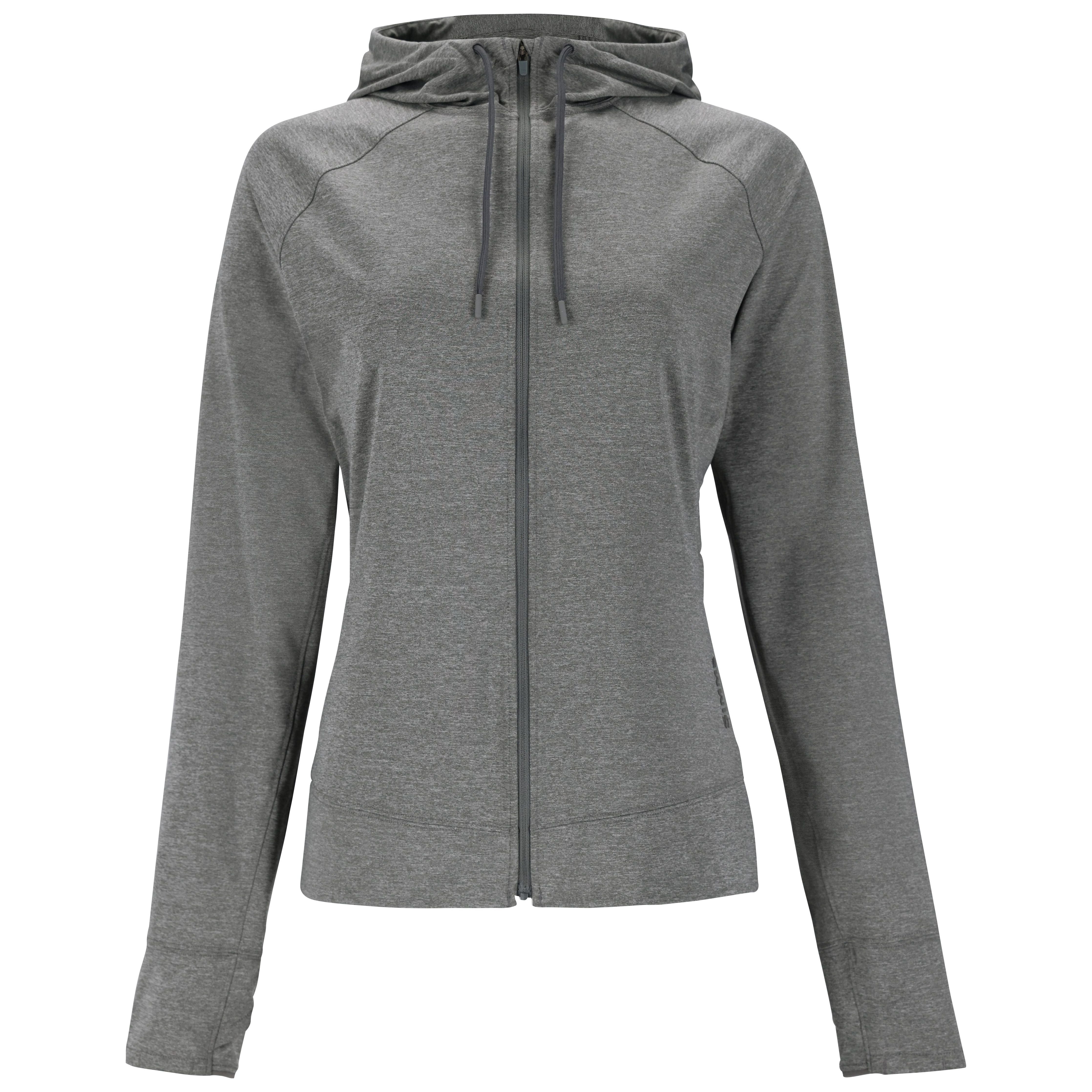 Simms Women's SolarFlex Hoody Full-Zip Steel Heather Image 01