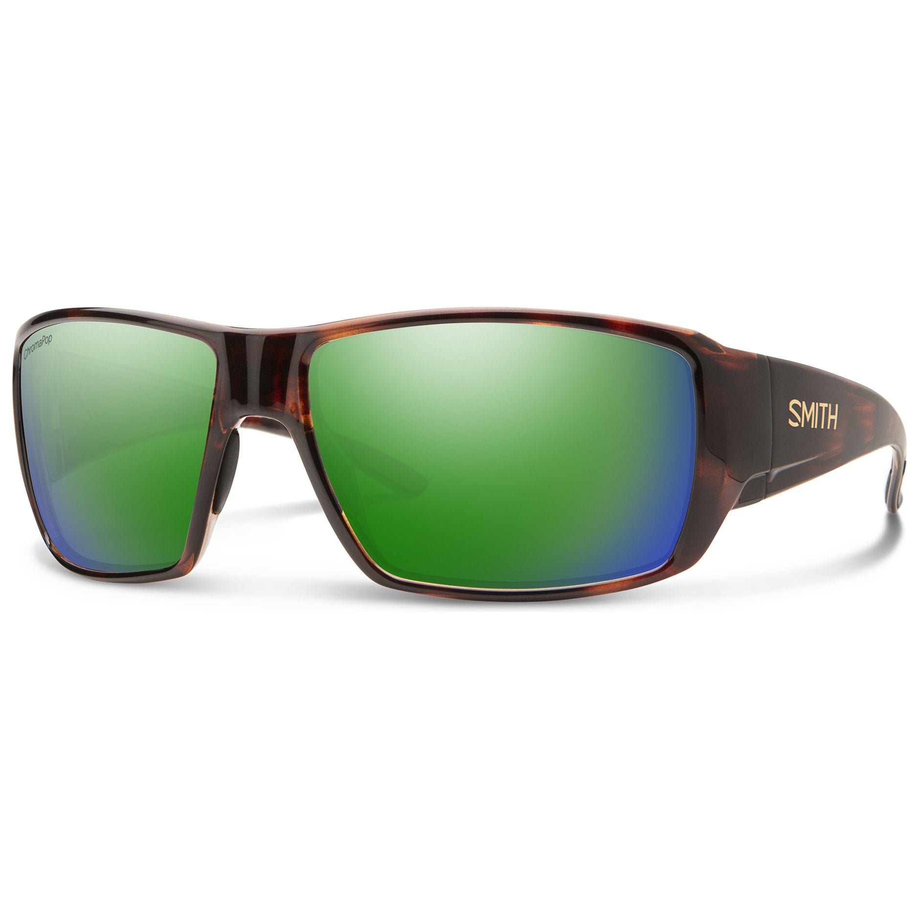 Smith Optics Guide's Choice Tortoise  - ChromaPop Glass Polarized Green Mirror Image 01