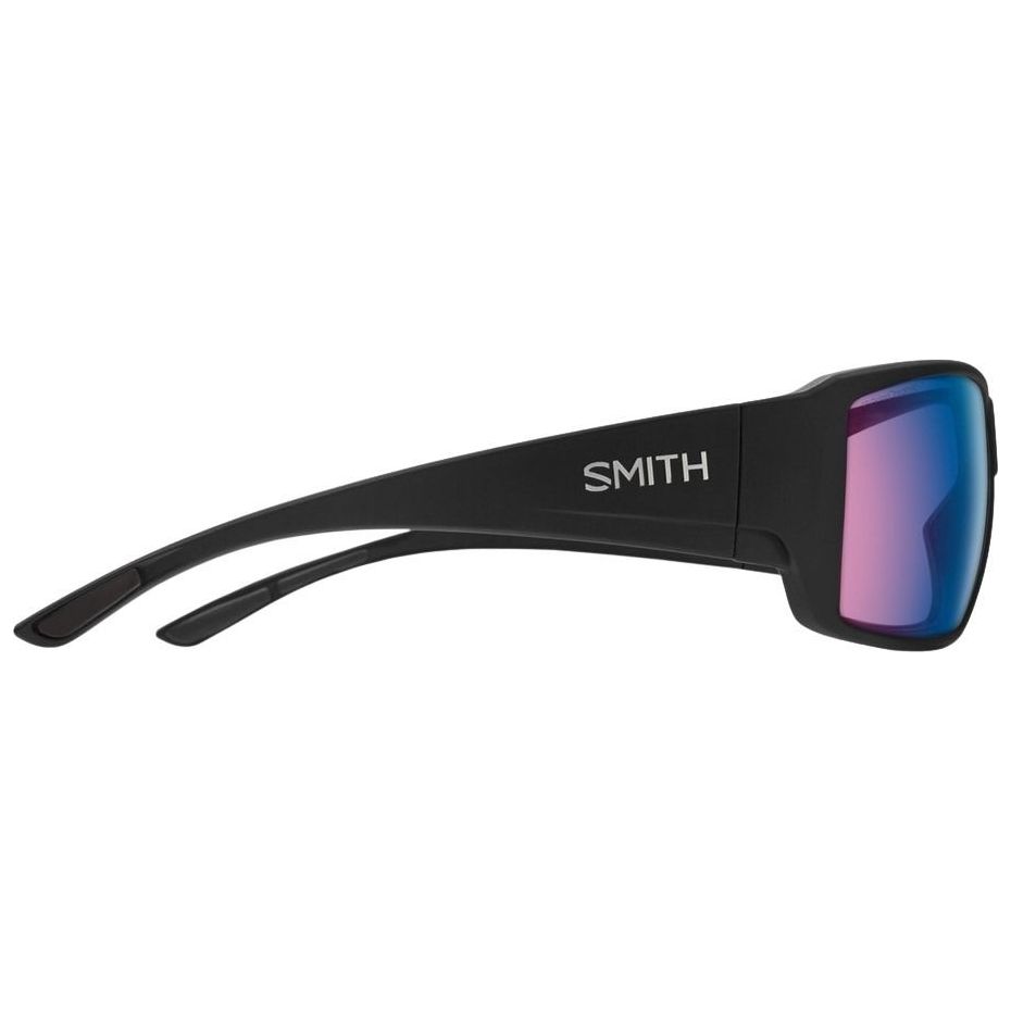 Smith Optics Guide's Choice Matte Black / ChromaPop Glass Polarchromic Rose Blue Mirror Image 03