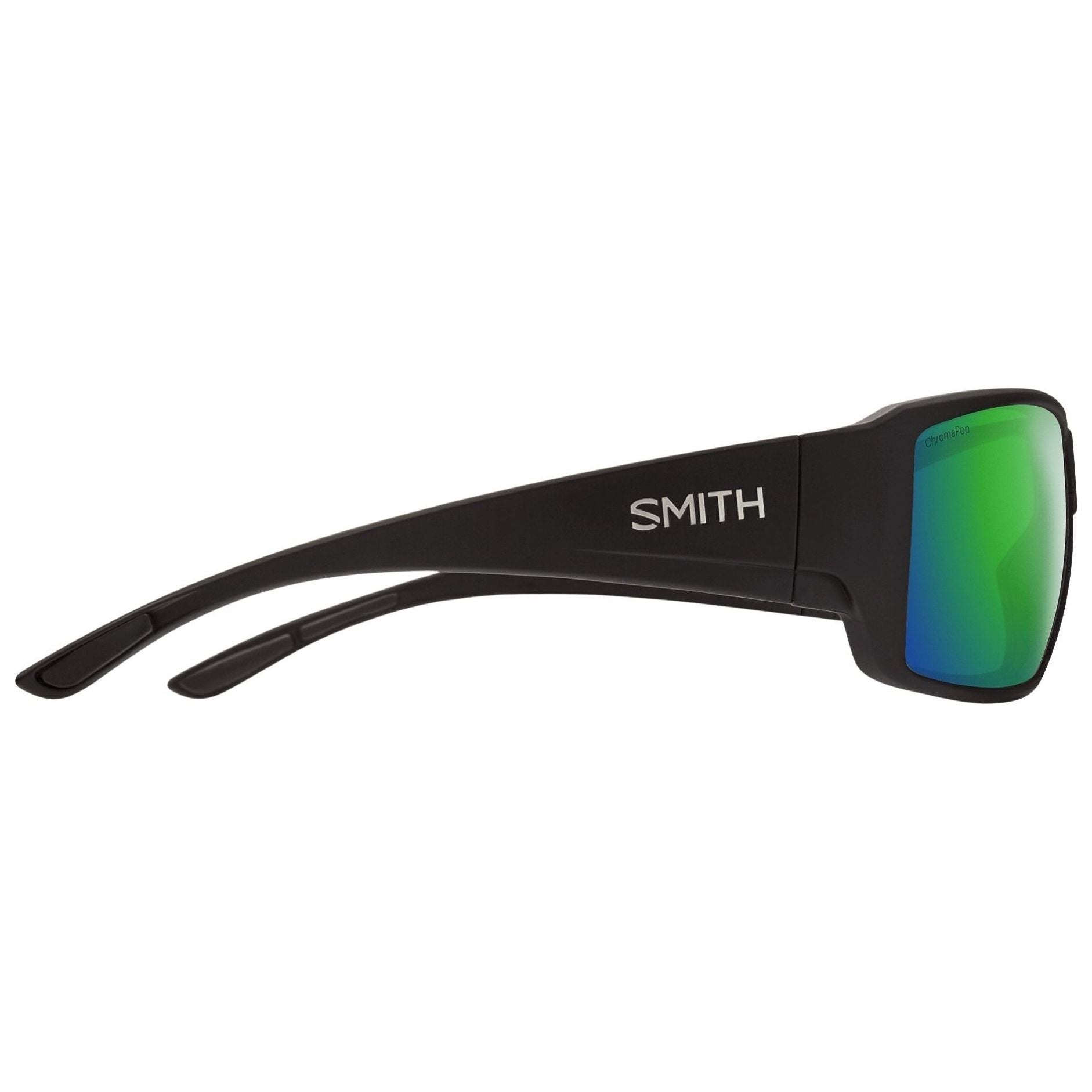 Smith Optics Guide's Choice Matte Black  - ChromaPop Glass Polarized Green Mirror Image 03