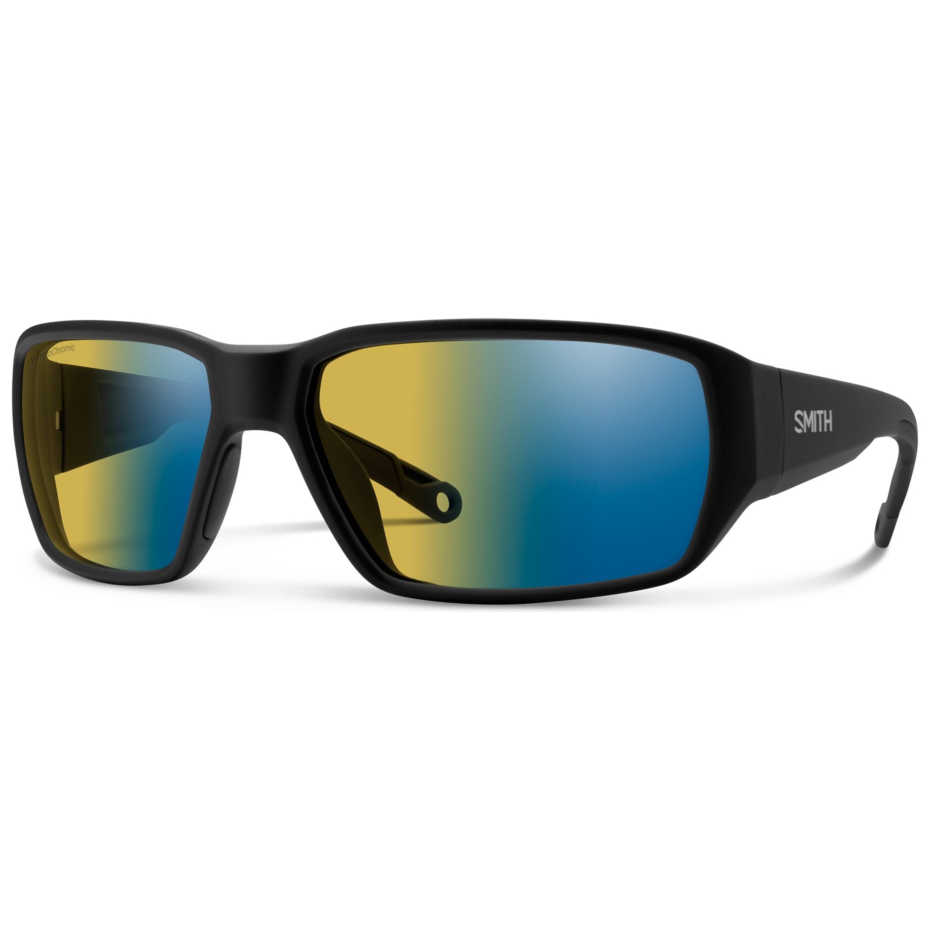 Smith Optics Hookset Matte Black - ChromaPop Glass Polarchromic Yellow Blue Mirror Image 01