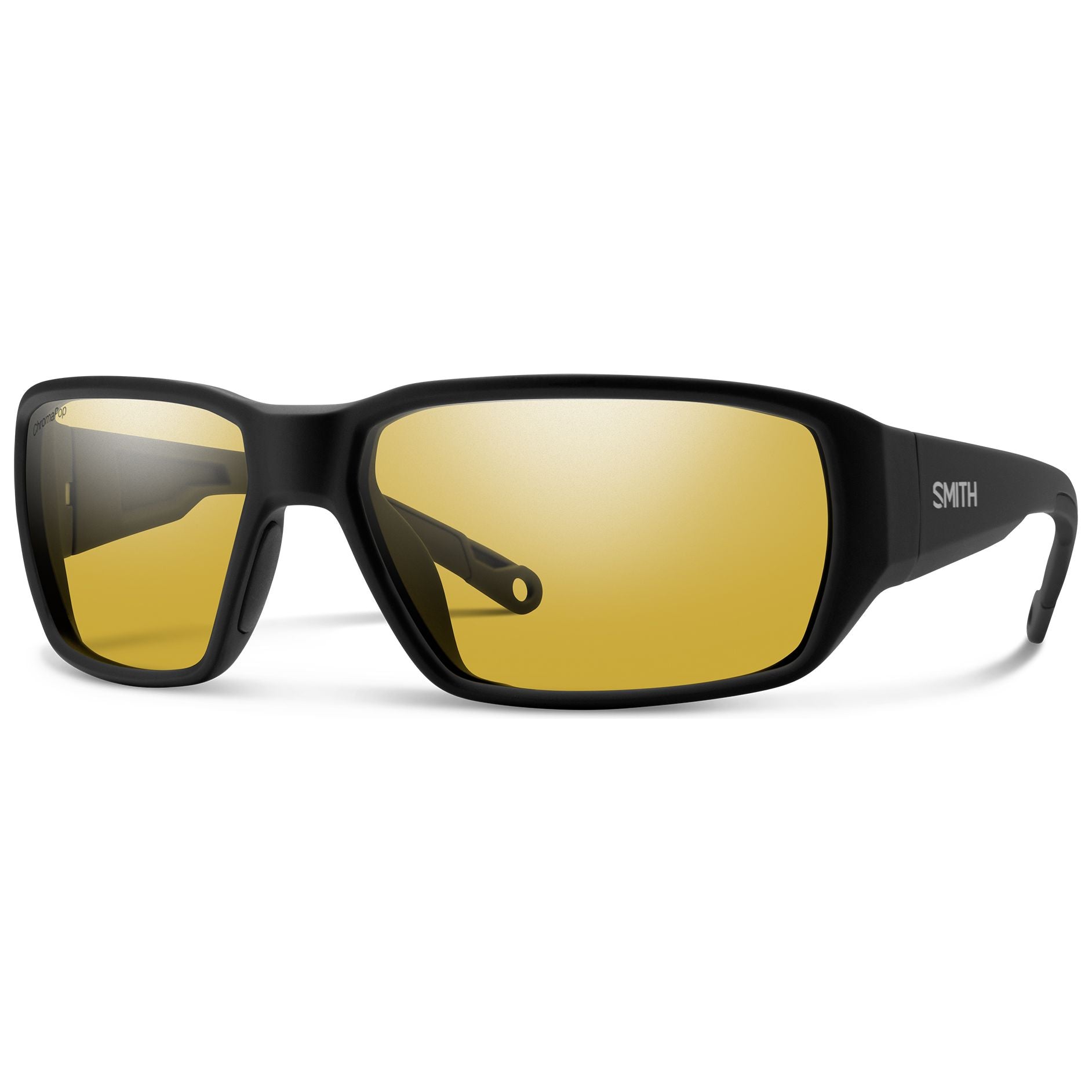 Smith Optics Hookset Matte Black - ChromaPop Glass Polarized Low Light Yellow Image 01