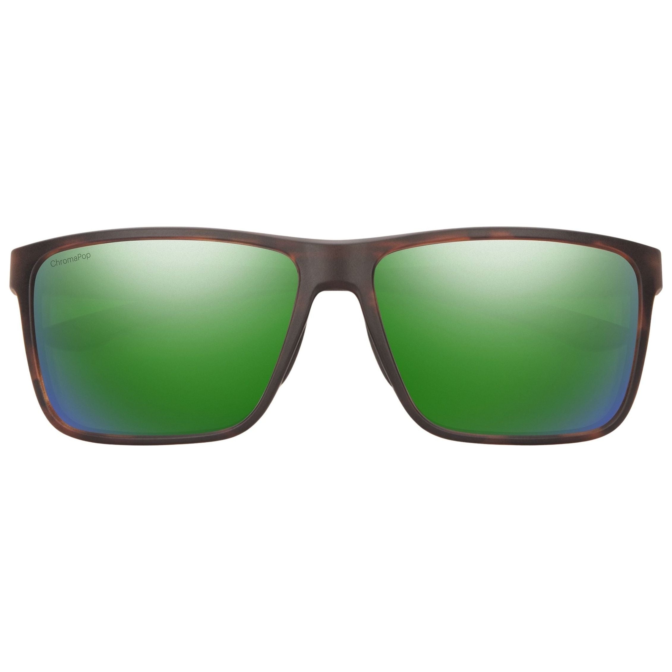 Smith Optics Riptide Matte Tortoise - ChromaPop Glass Polarized Green Mirror Image 02