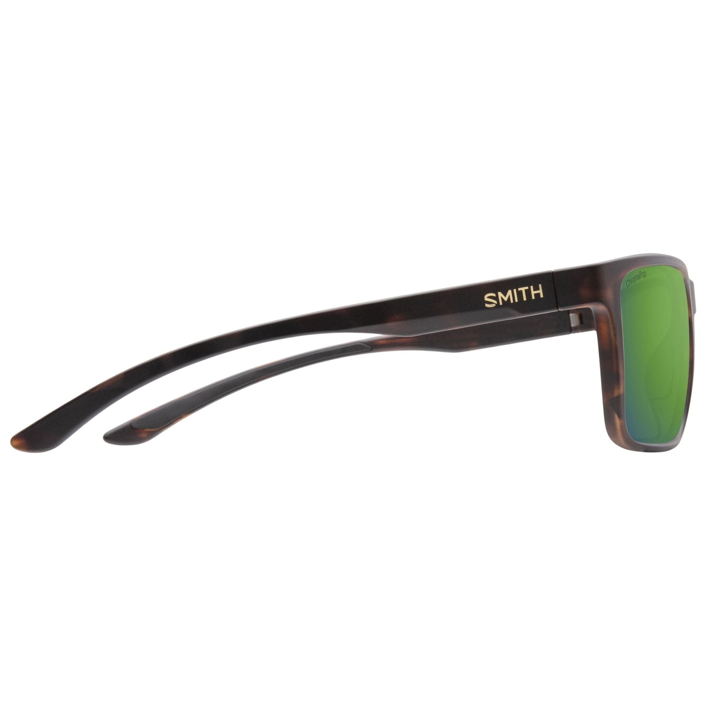 Smith Optics Riptide Matte Tortoise - ChromaPop Glass Polarized Green Mirror Image 03
