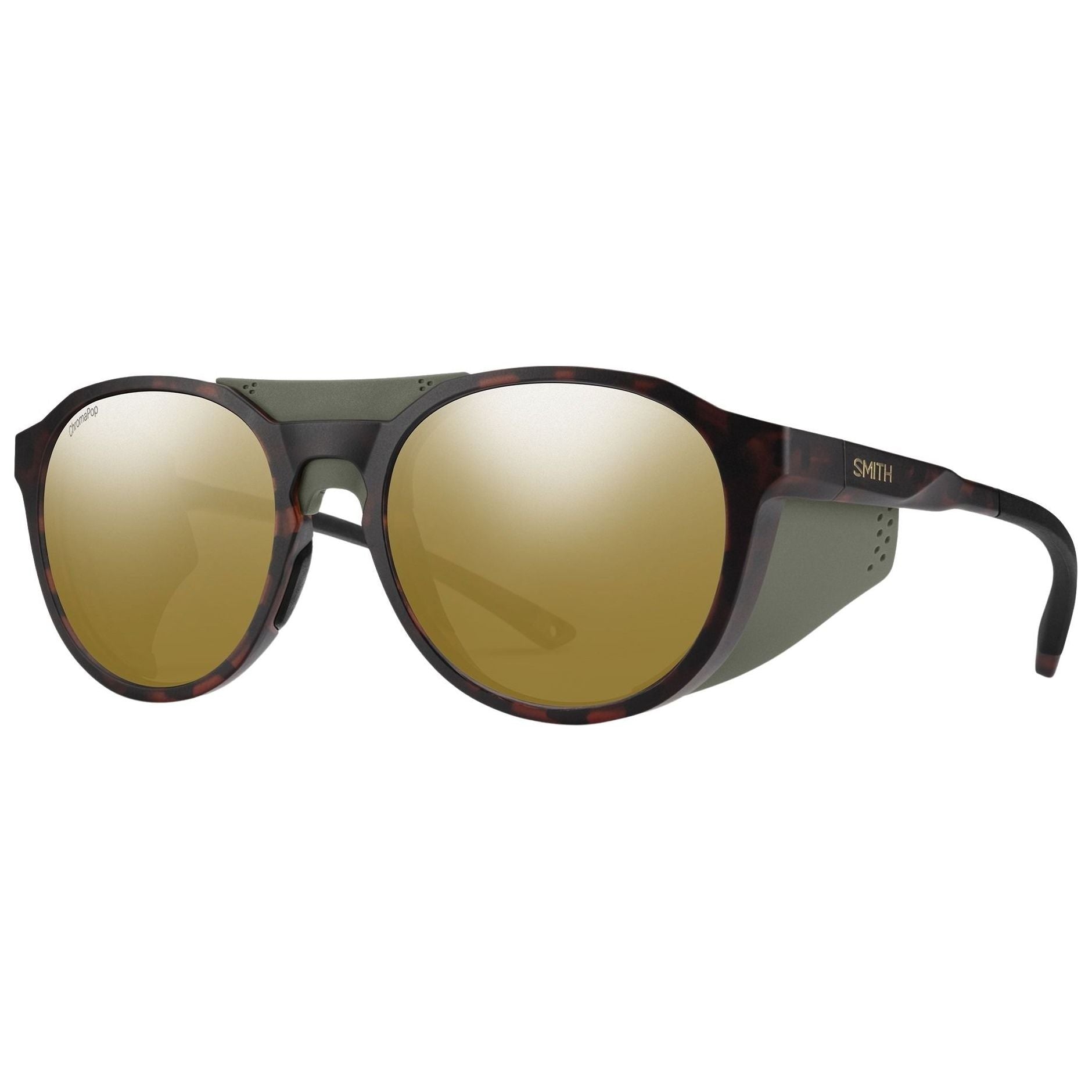 Smith Optics Venture Matte Tortoise - ChromaPop Glass Polarized Bronze Mirror Image 01