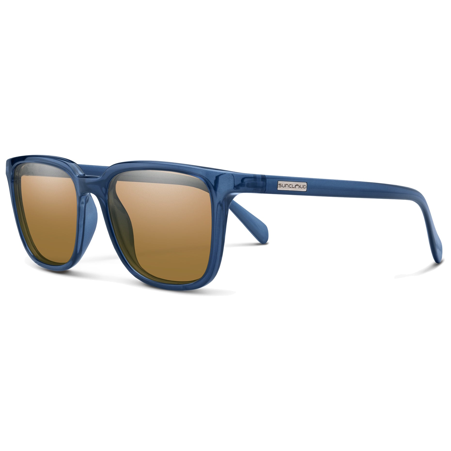 Suncloud Polarized Optics Boundary Crystal Denim / Polarized Brown Image 01