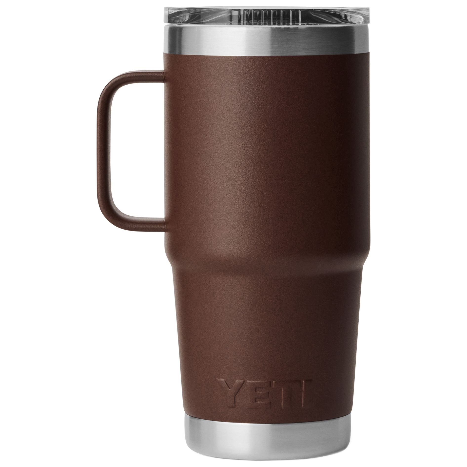 YETI Rambler 20 oz Travel Mug Wetlands Brown Image 02