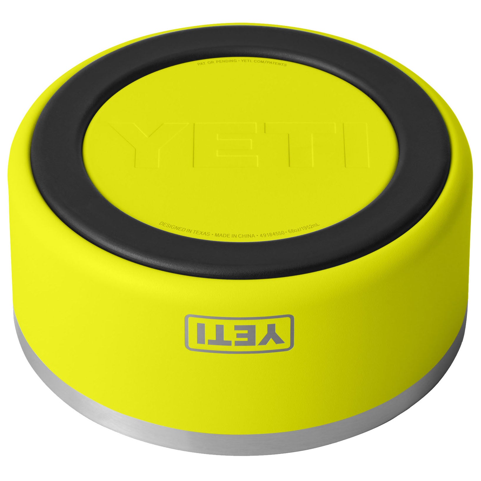 YETI Boomer 8 Dog Bowl Firefly Yellow Image 04