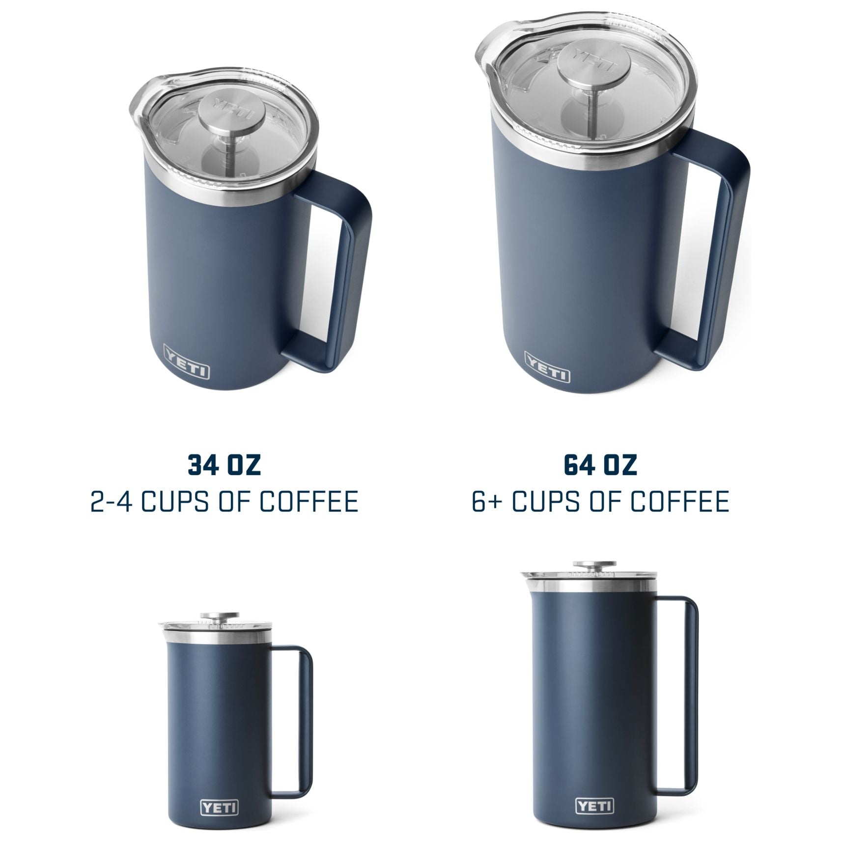 YETI French Press 34 oz Navy 04