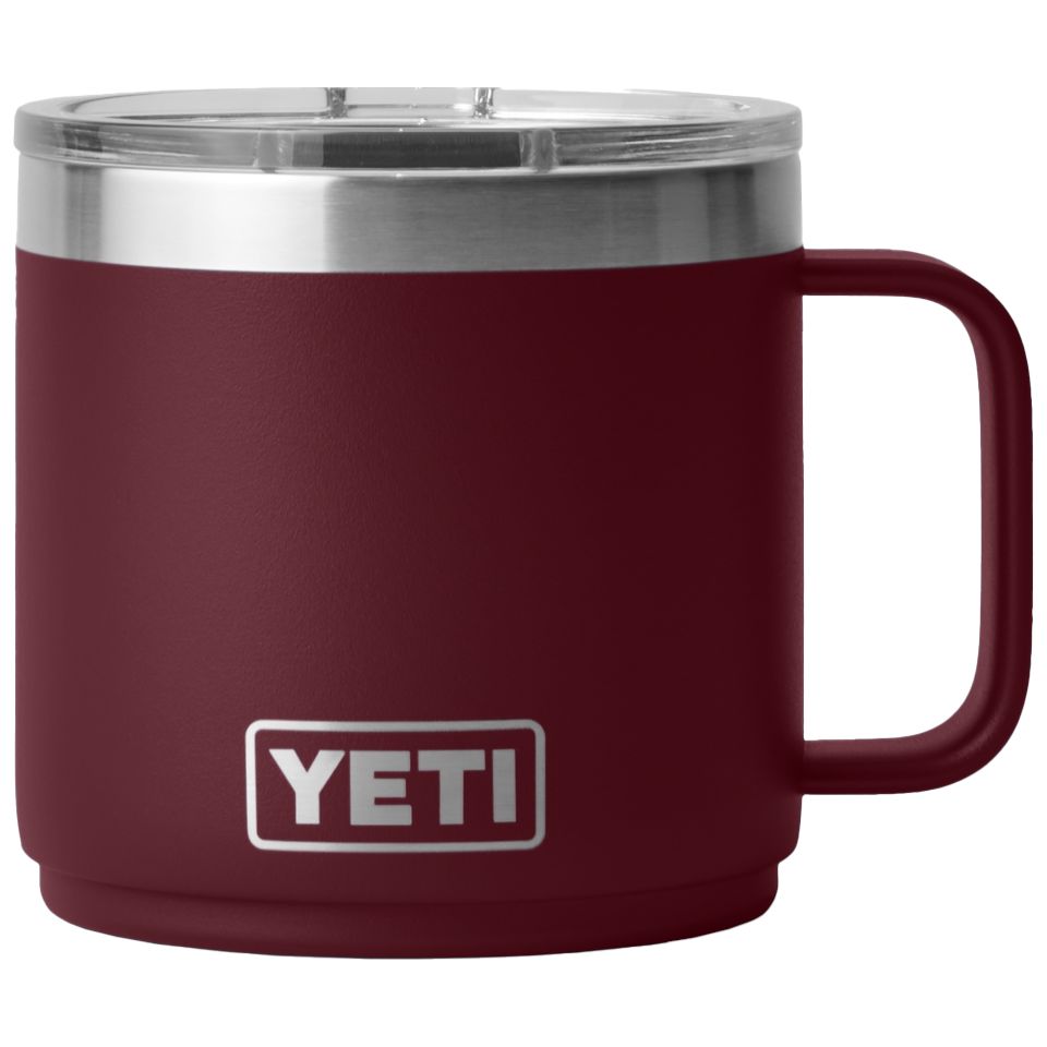 YETI Rambler 14 oz Mug 2.0 MS Wild Vine Red Image 01