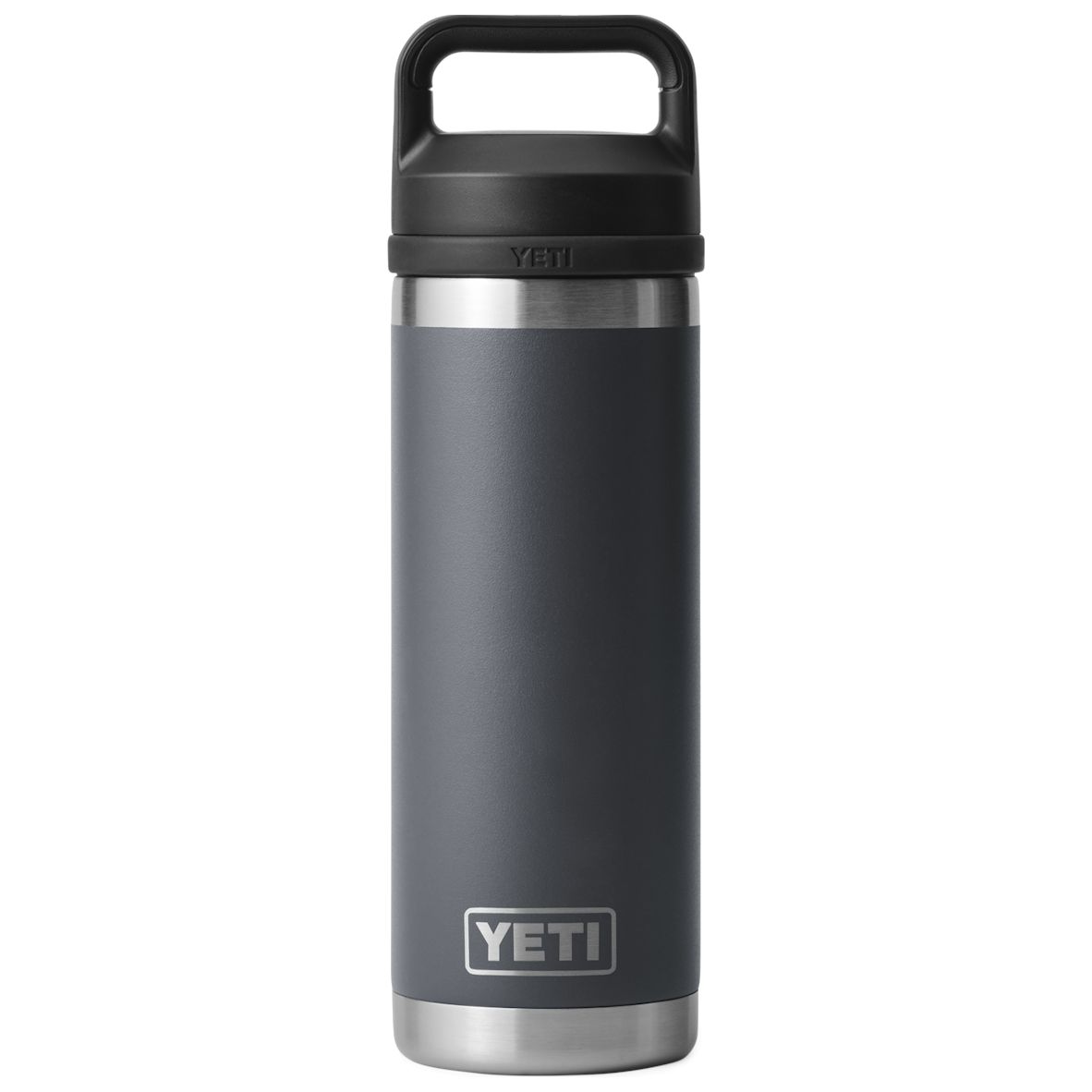 YETI Rambler 18 oz Bottle with Chug Cap Charcoal Image 01