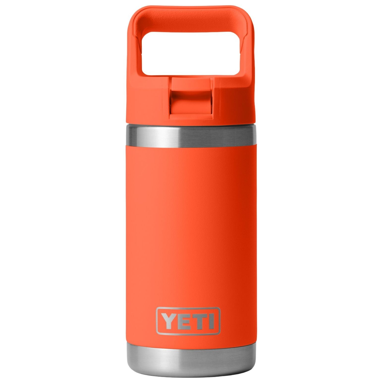 YETI Rambler Jr. 12 oz Bottle with Straw Cap Papaya Image 01