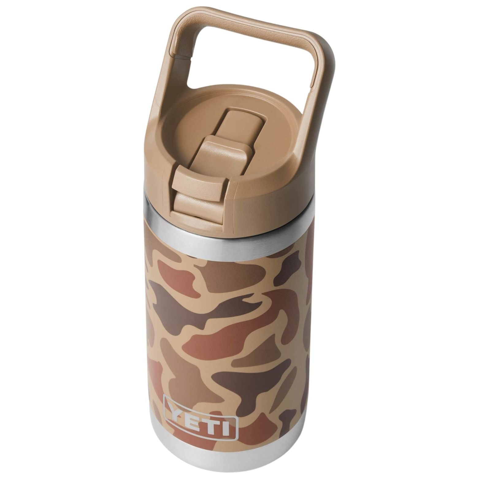 YETI Rambler Jr. 12 oz Bottle with Straw Cap Wetlands Camo Image 03