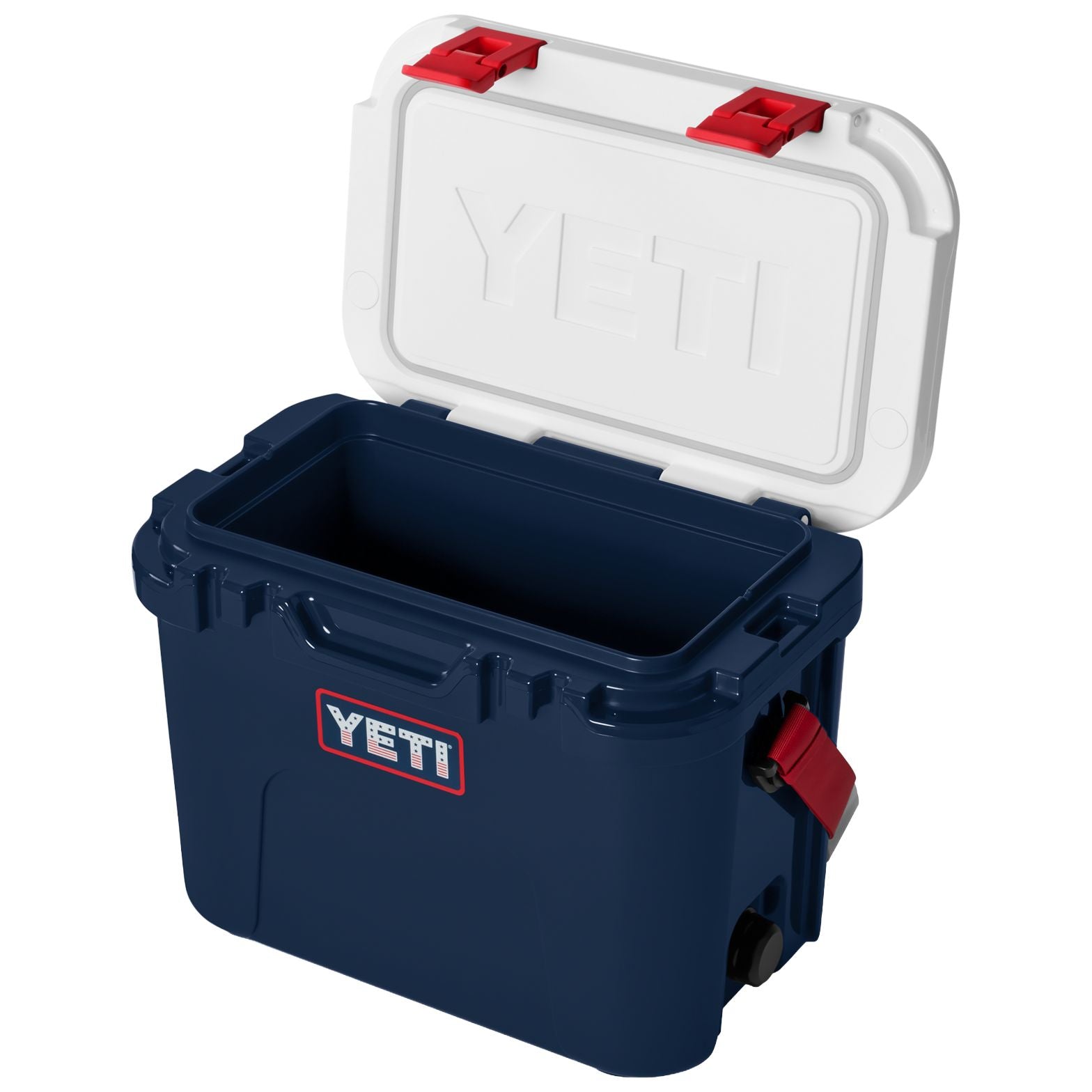 YETI Roadie 15 Hard Cooler Rescue Red / Navy / White Image 03