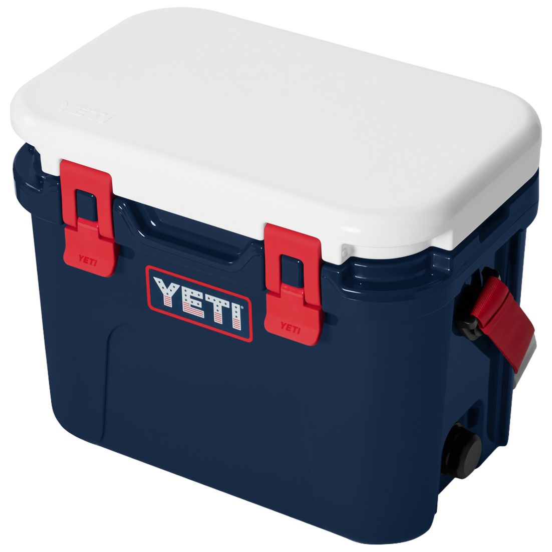YETI Roadie 15 Hard Cooler Rescue Red / Navy / White Image 04