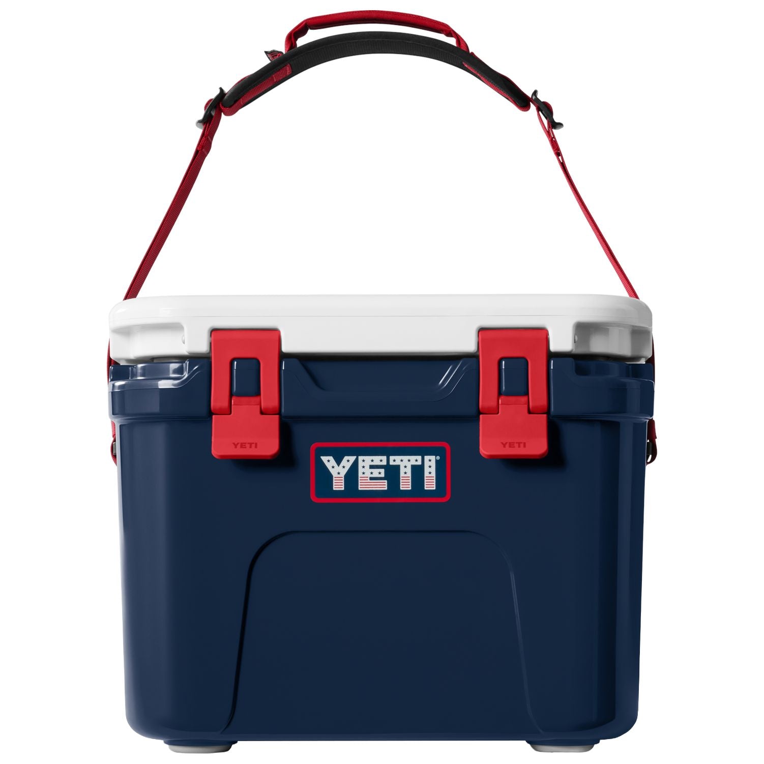 YETI Roadie 15 Hard Cooler Rescue Red / Navy / White Image 05