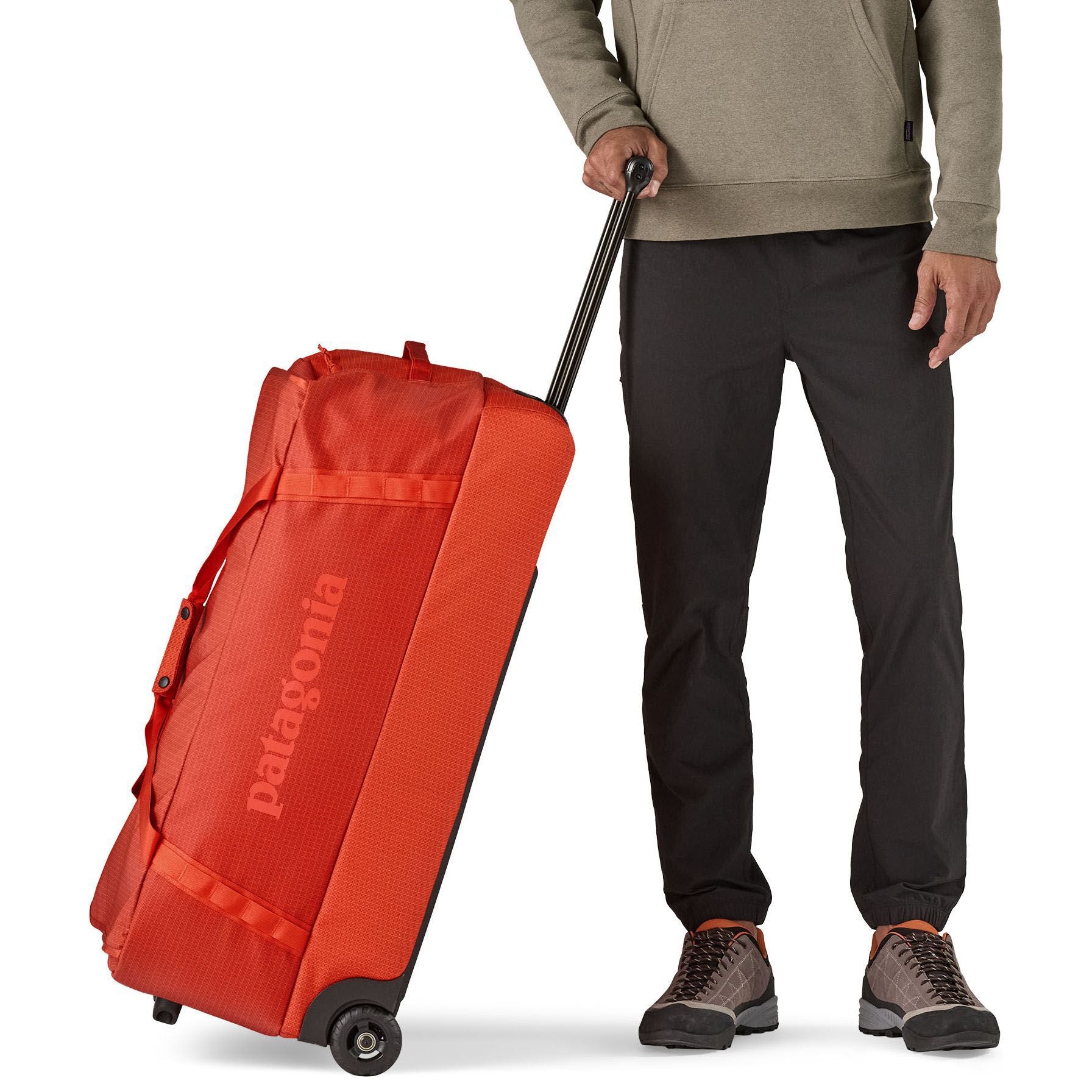 Patagonia Black Hole Wheeled Duffel 100L Pollinator Orange Image 03
