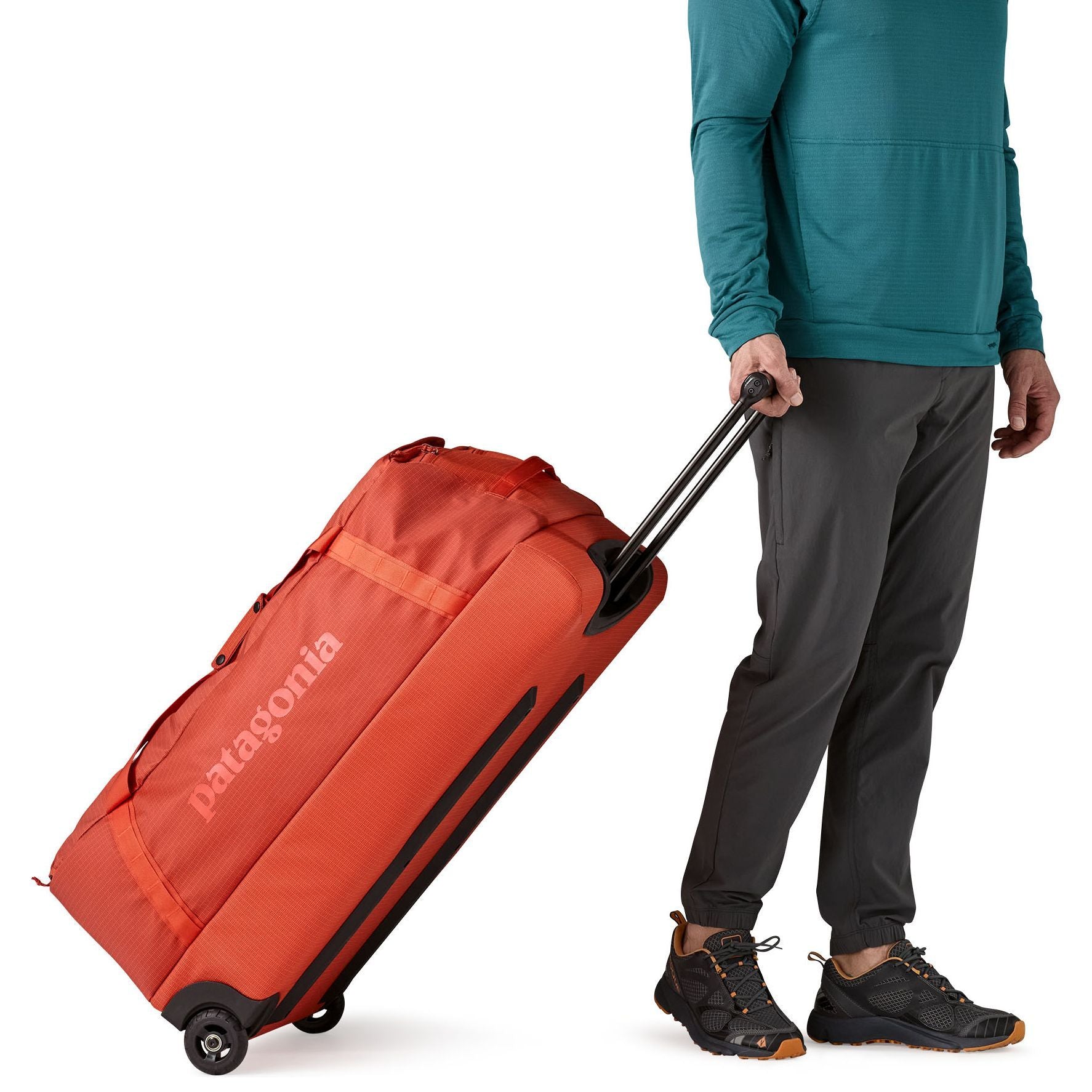 Patagonia Black Hole Wheeled Duffel 100L Pollinator Orange Image 05