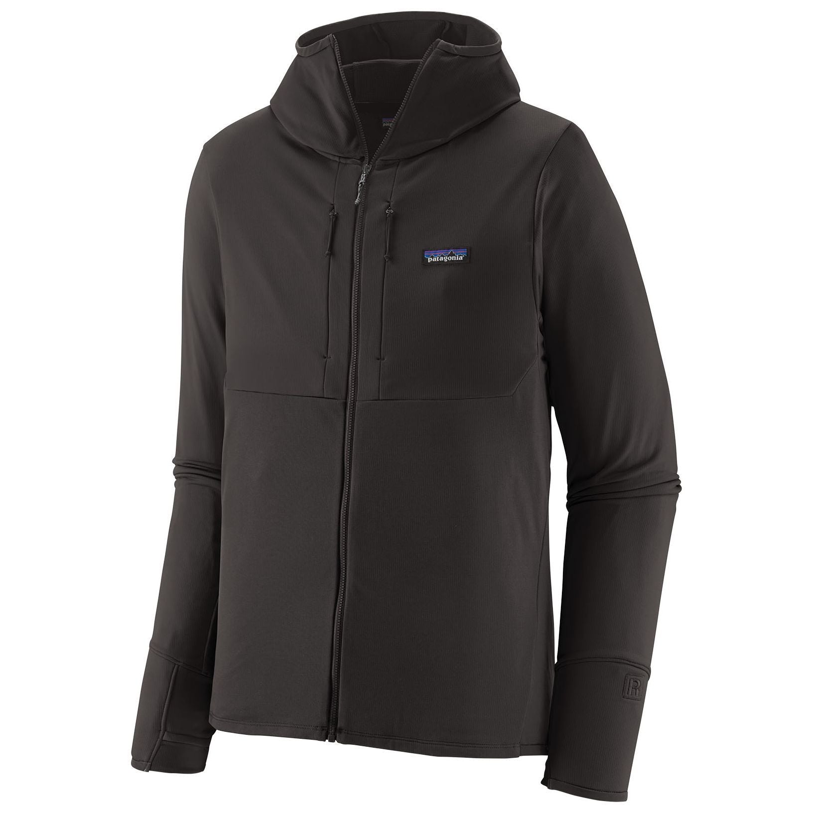 Patagonia Men's R1 Thermal Full-Zip Hoody Black Image 01