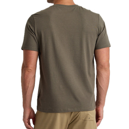 Free Fly BSA Logo Men's Bamboo Current Pocket Tee
