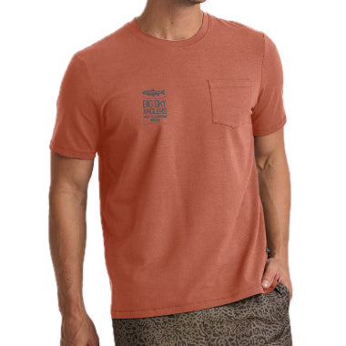 Free Fly BSA Logo Men's Bamboo Current Pocket Tee