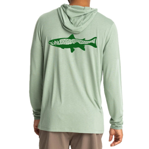 Free Fly BSA Logo Men's Bamboo Lightweight Hoodie