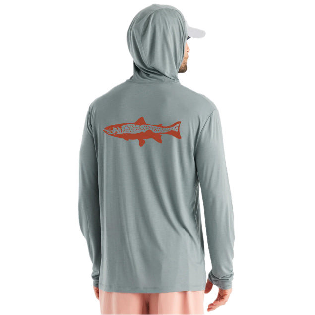 Free Fly BSA Logo Men's Bamboo Lightweight Hoodie