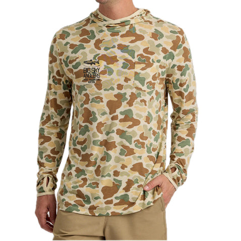 Free Fly BSA Logo Men's Bamboo Lightweight Hoodie
