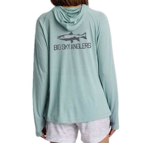 Free Fly BSA Logo Women's Bamboo Lightweight Hoodie II