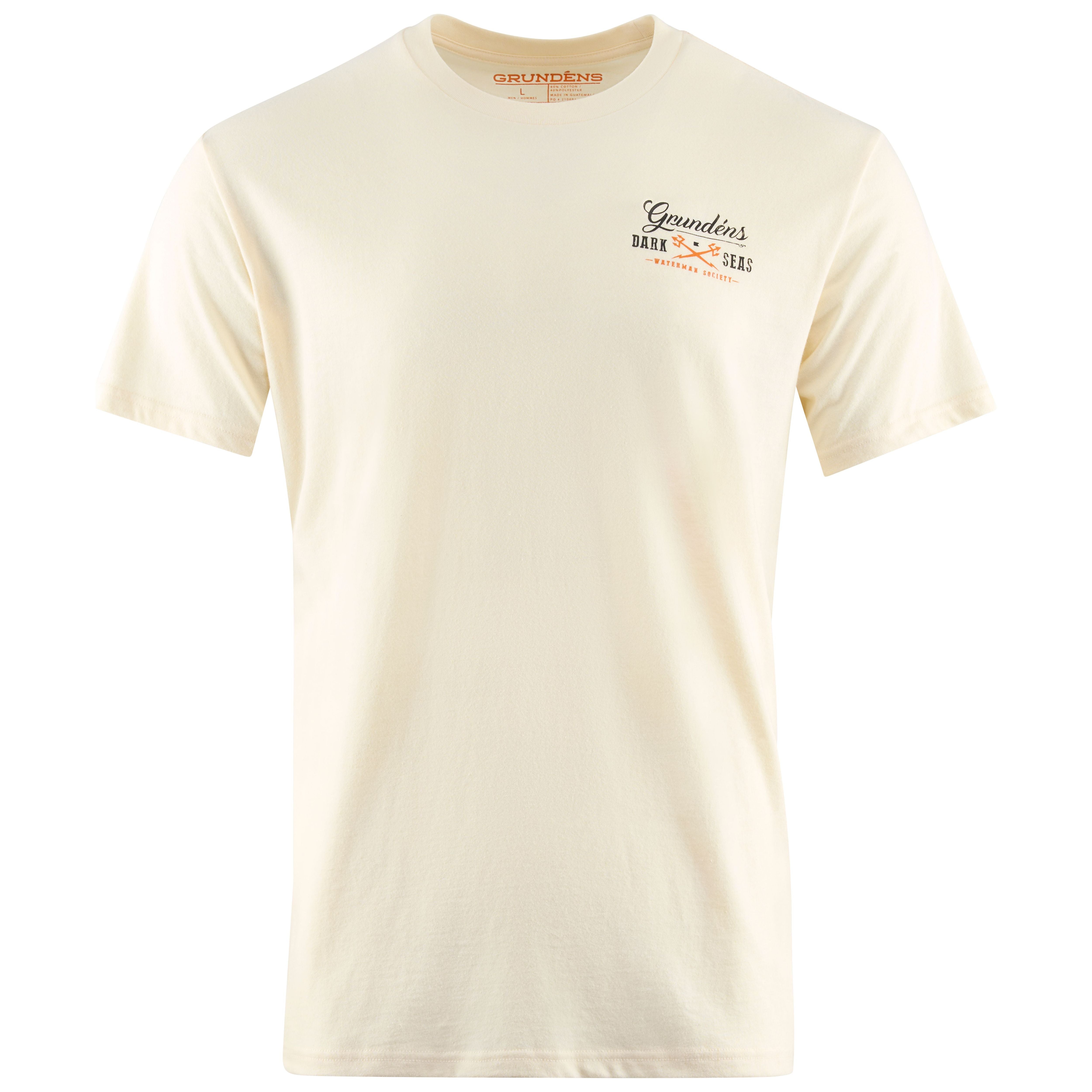 Grundens Men's Dark Seas X Grundens Portsmith SS T-Shirt Natural Image 01