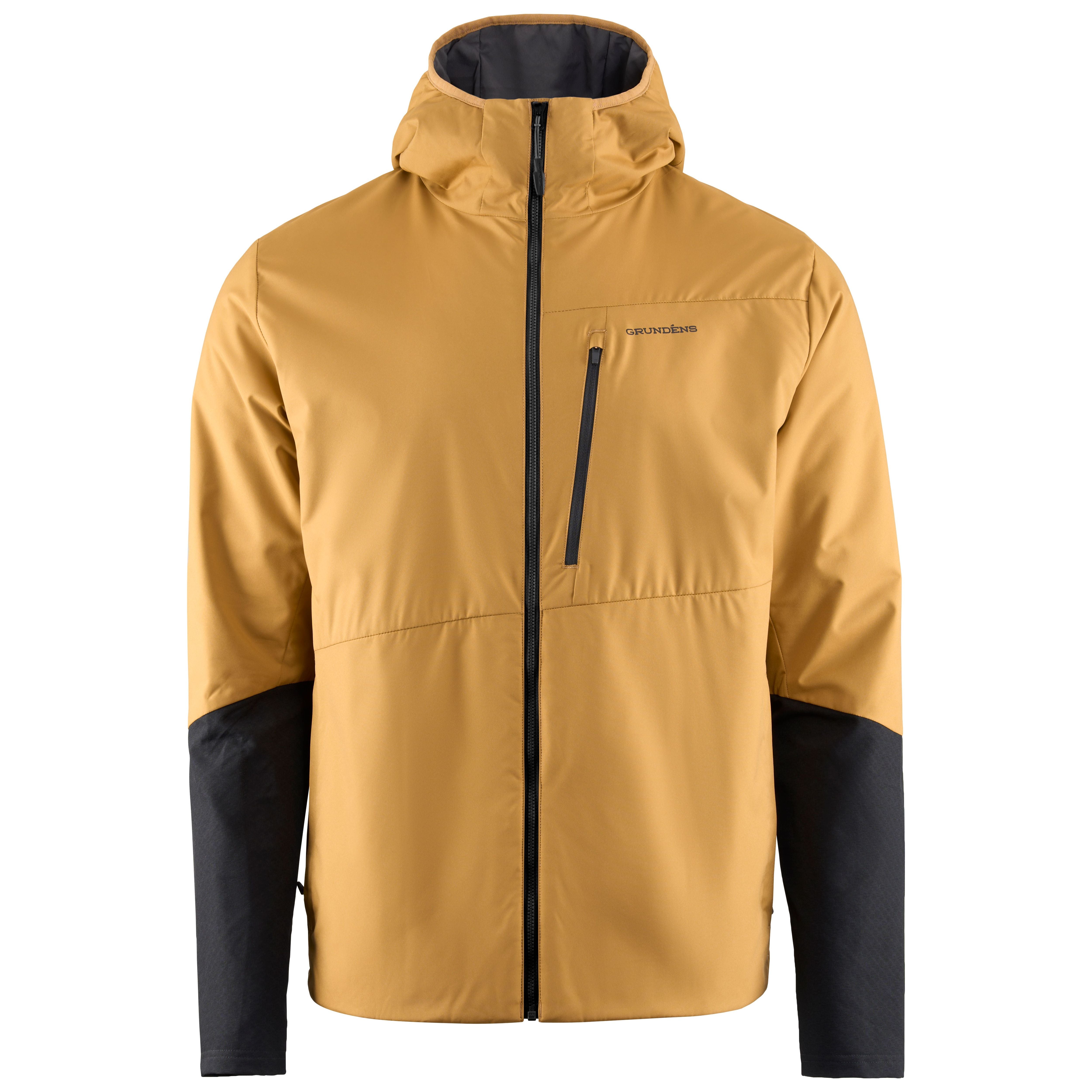 Grundens Men's Turbulence Hybrid Hoodie Whiskey Image 01