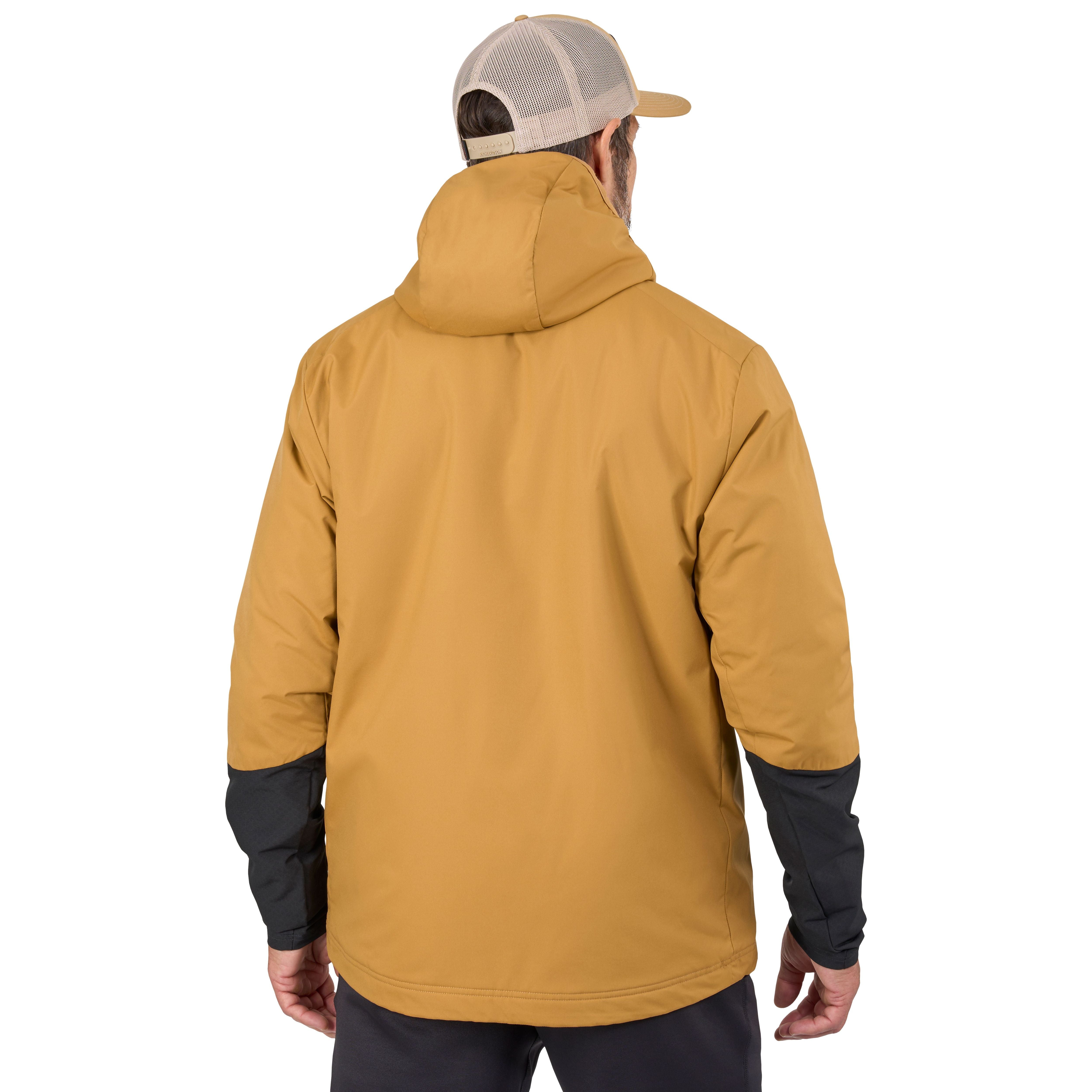 Grundens Men's Turbulence Hybrid Hoodie Whiskey Image 06
