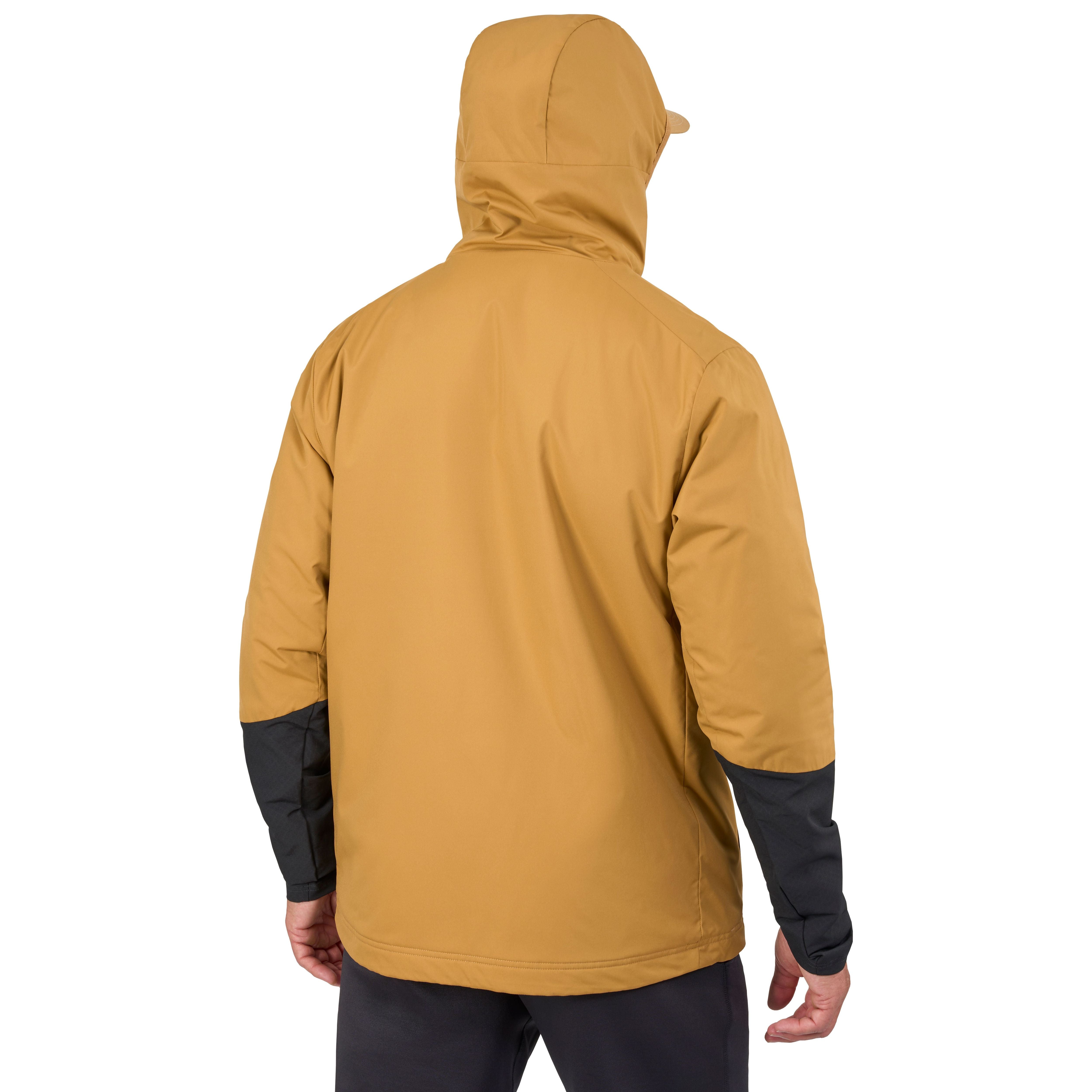 Grundens Men's Turbulence Hybrid Hoodie Whiskey Image 09
