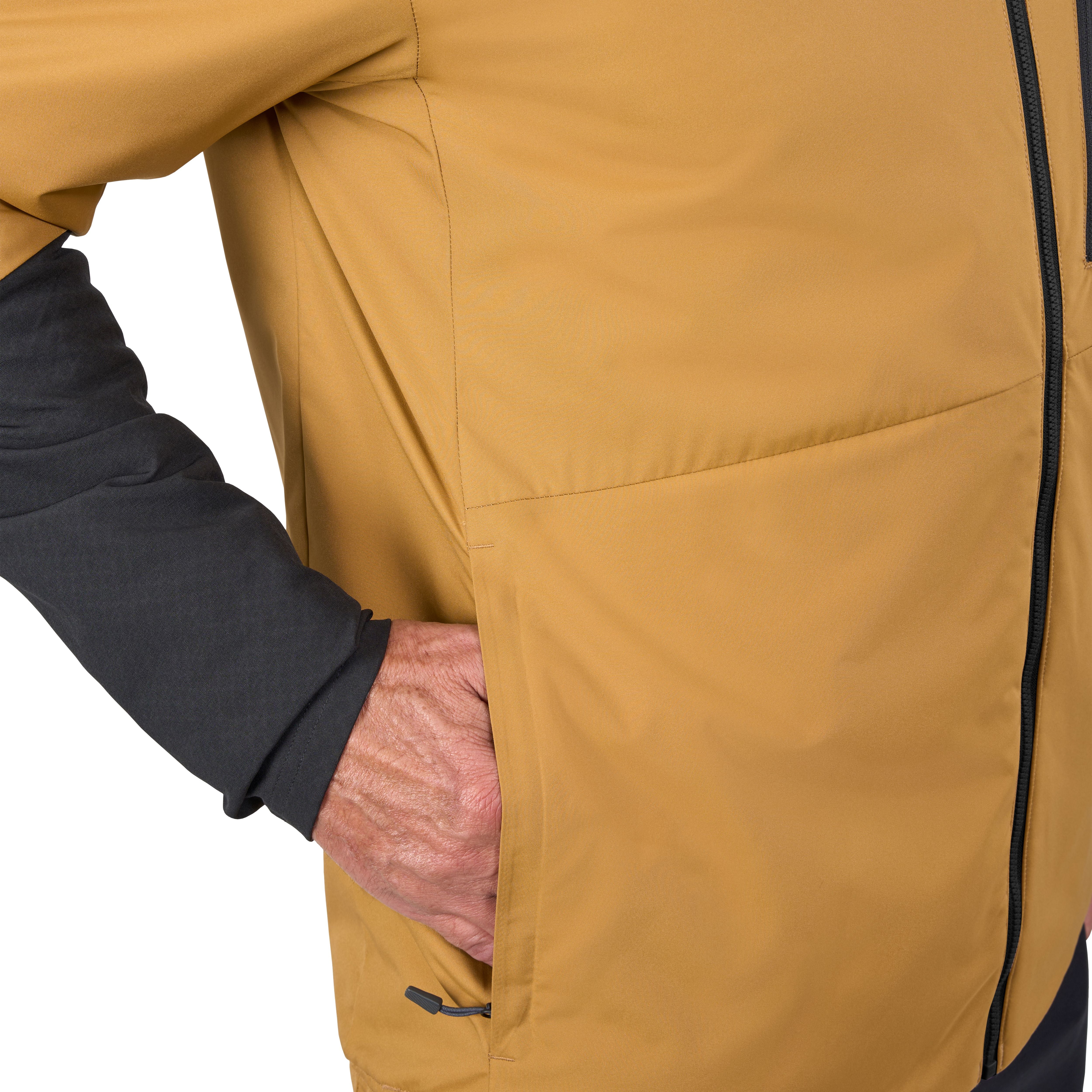 Grundens Men's Turbulence Hybrid Hoodie Whiskey Image 11