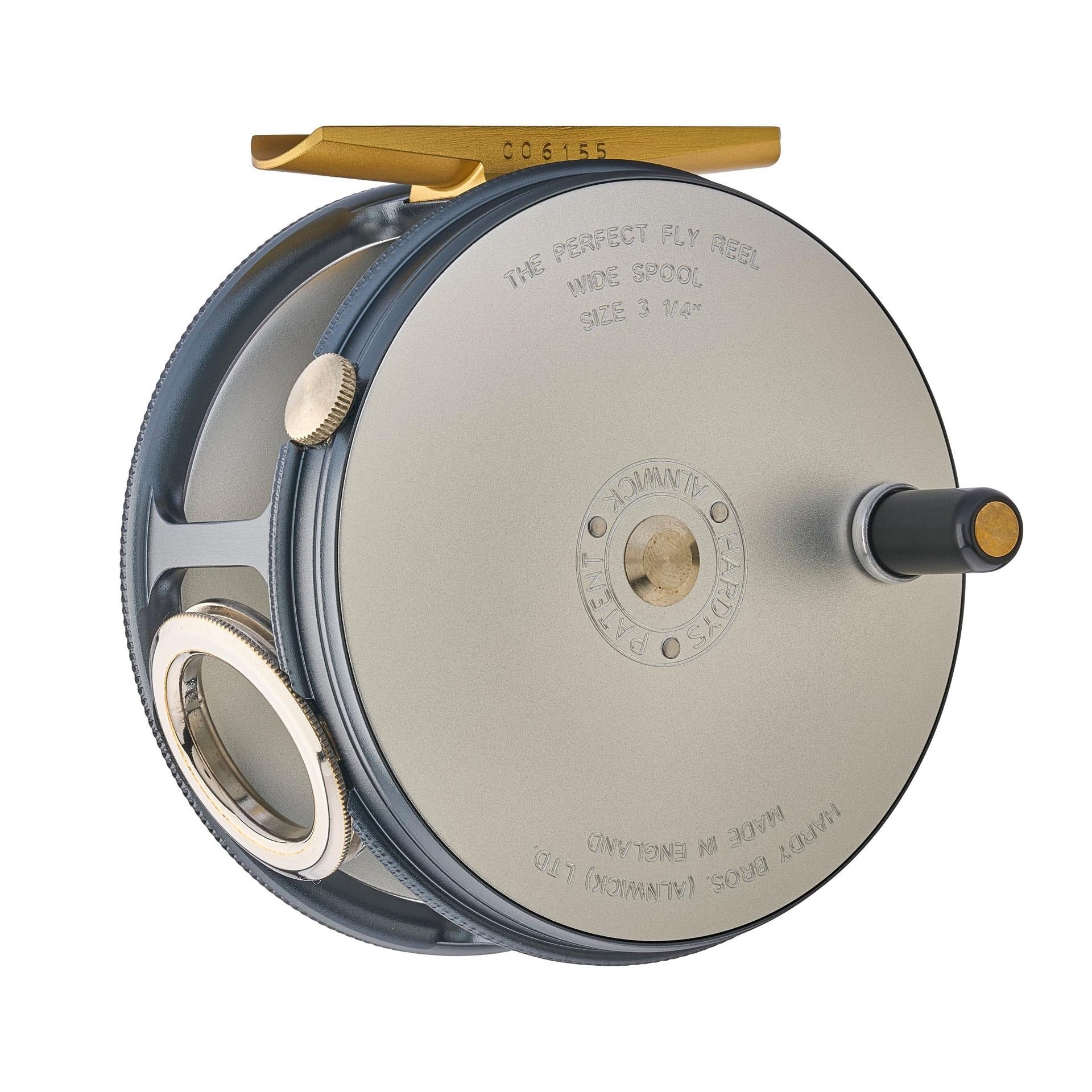 Hardy 1921 Wide Spool Perfect Reel - 3 1/2 inch - LH