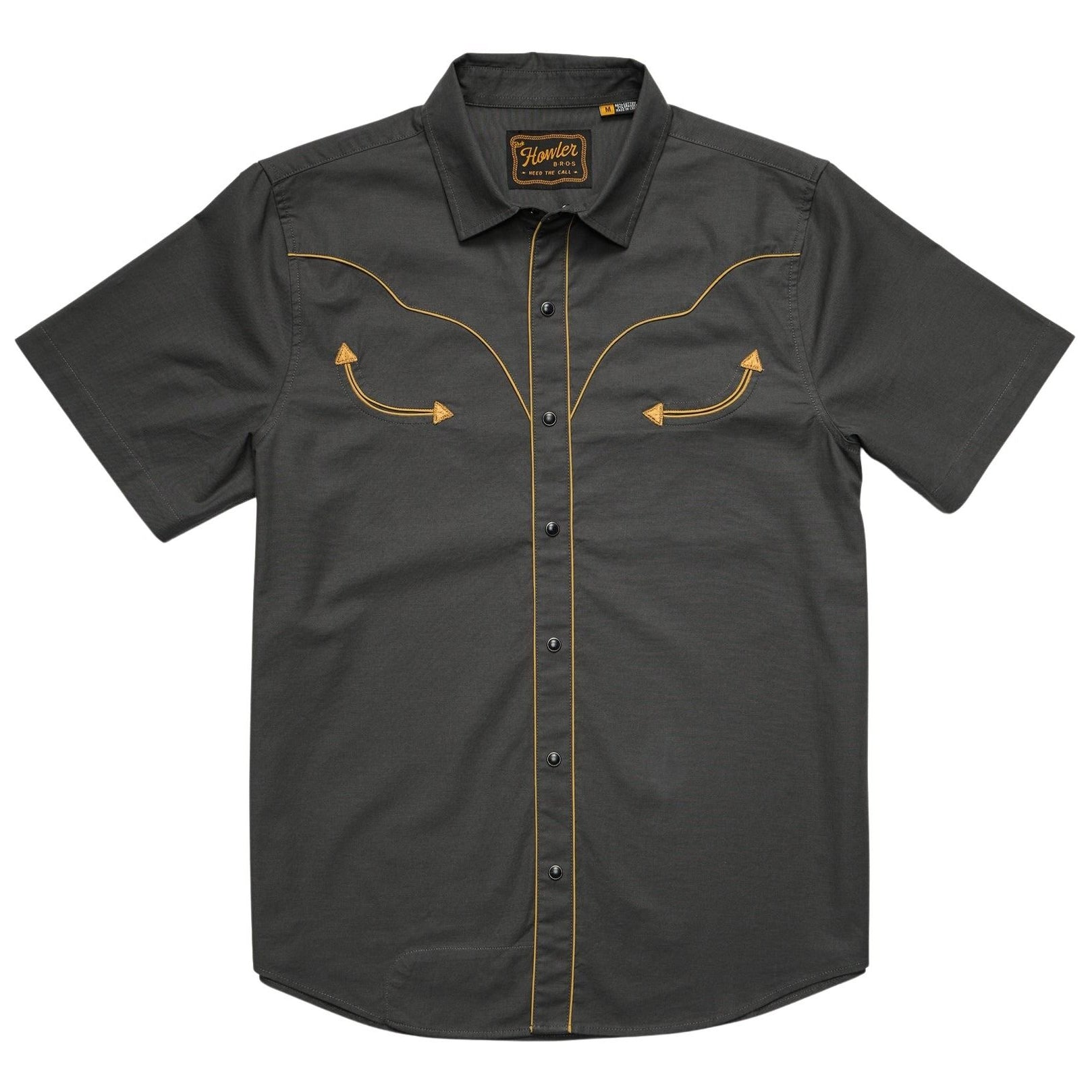 Howler Brothers Broncbuster Snapshirt Antique Black Image 01