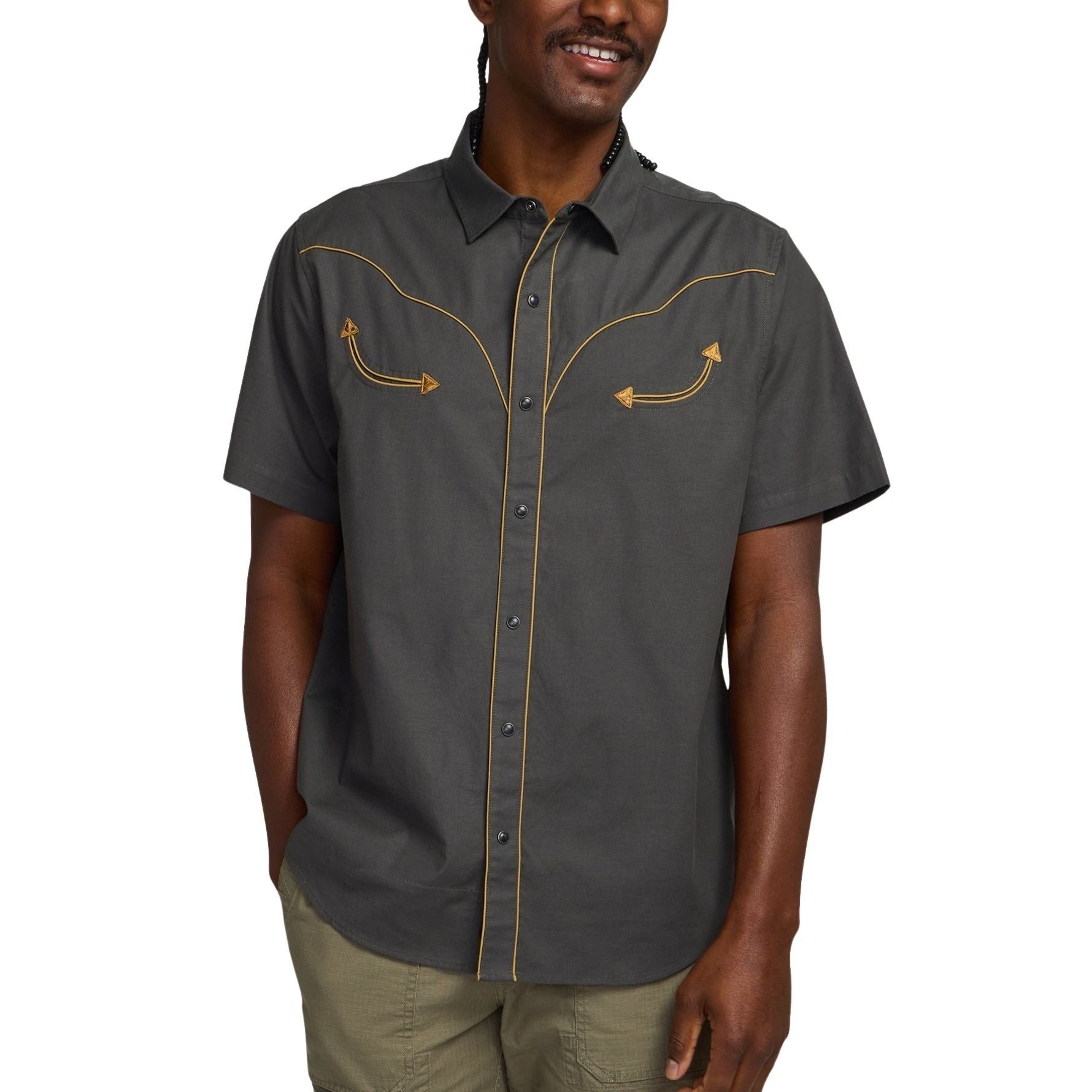 Howler Brothers Broncbuster Snapshirt Antique Black Image 02