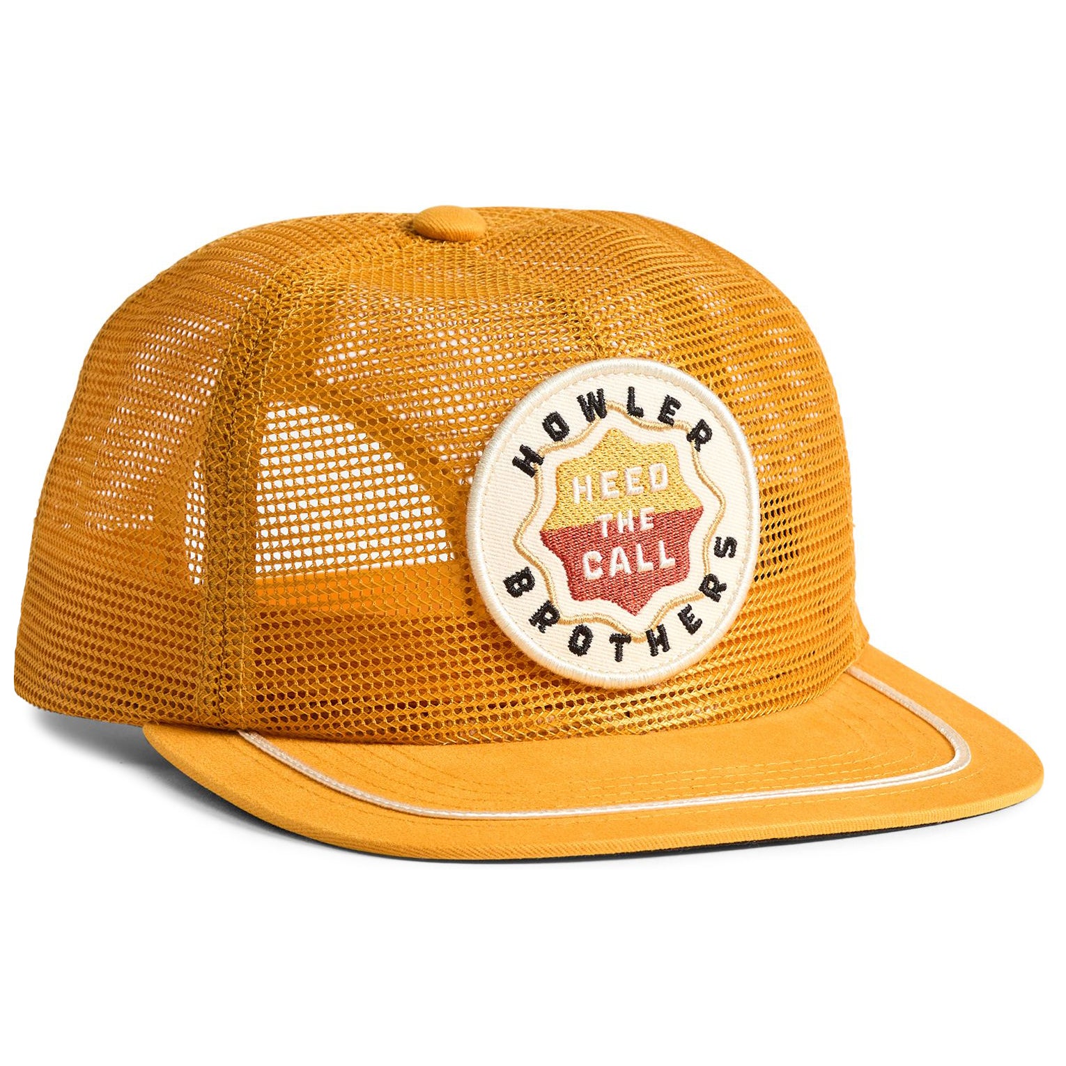 Howler Brothers Farm Team Unstructured Snapback Hat Gold Image 01